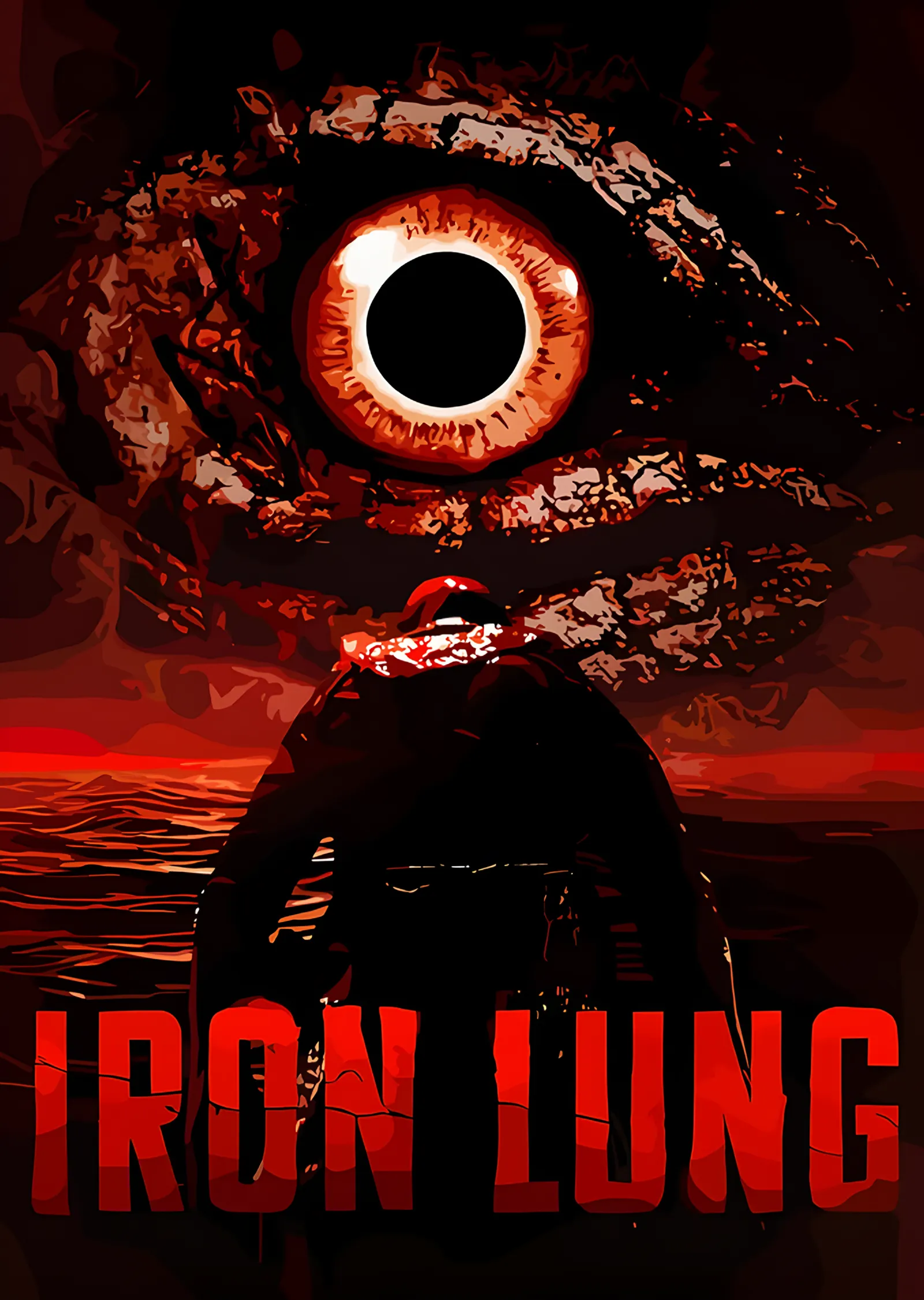 Iron Lung: Kızıl Denizde Dev Göz metal tablo