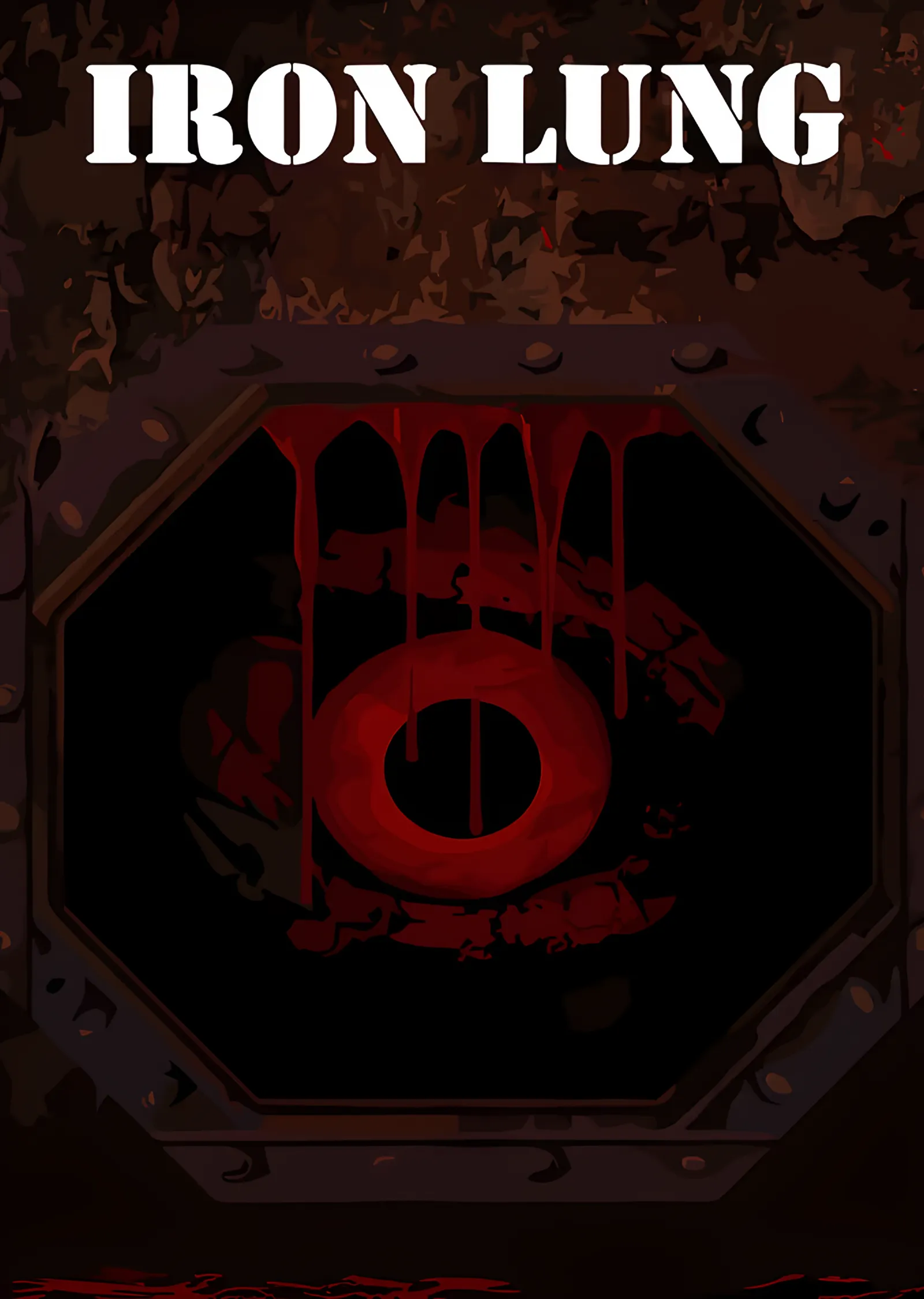 Iron Lung: Paslı Kapsülün İçinden metal tablo