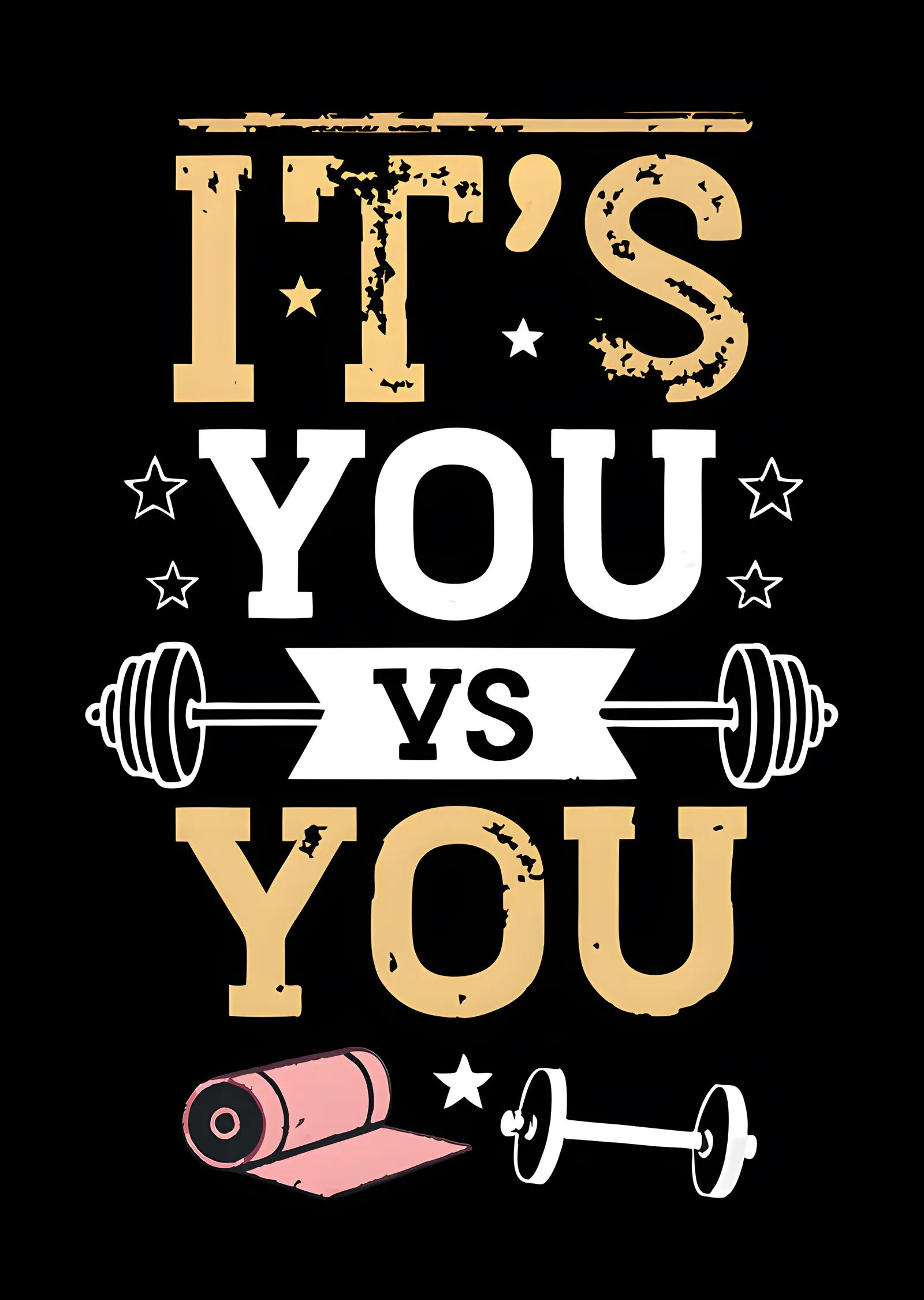 It's You vs You - Dambıl metal tablo