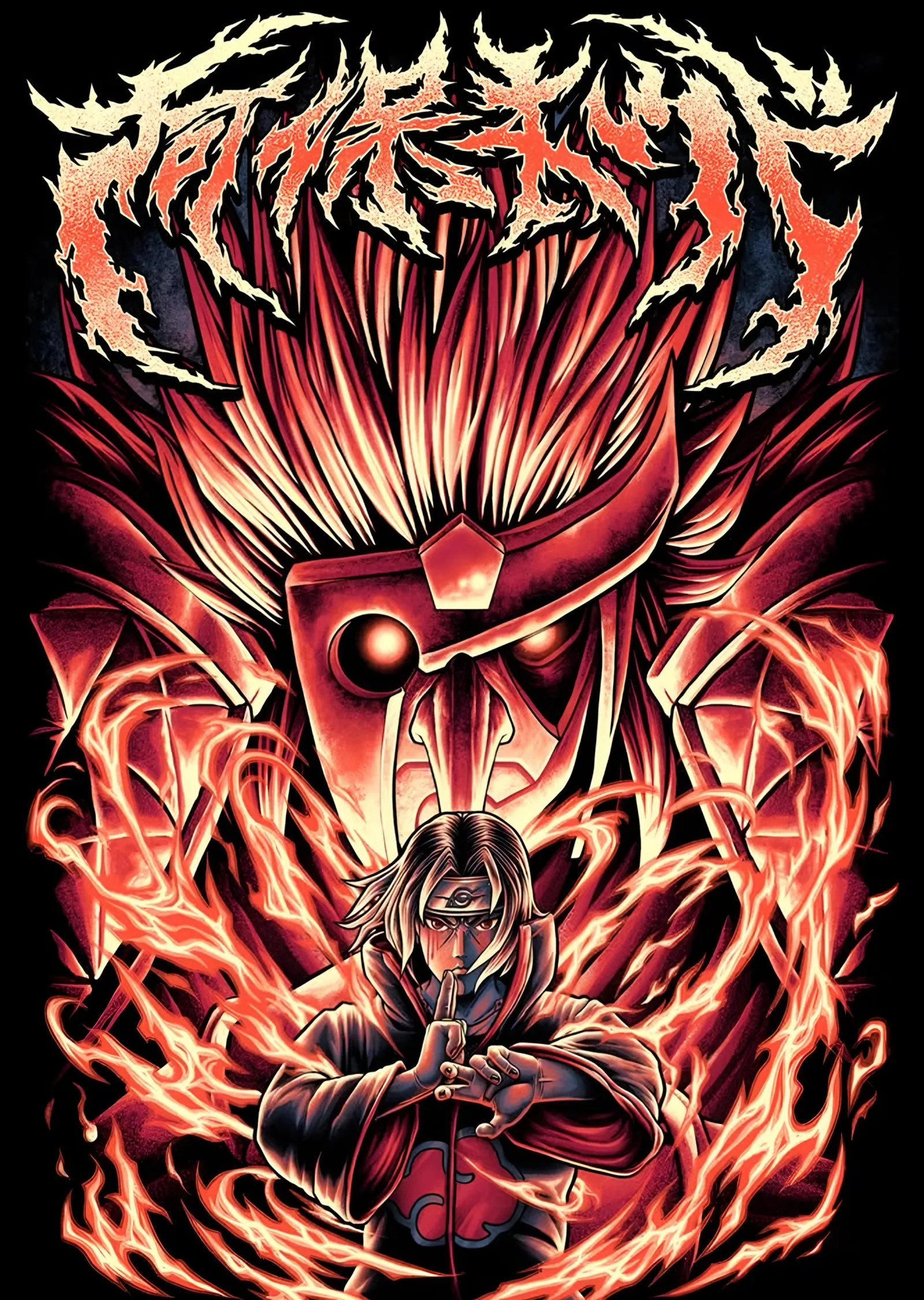 Itachi Uchiha - Perfect Susanoo metal tablo