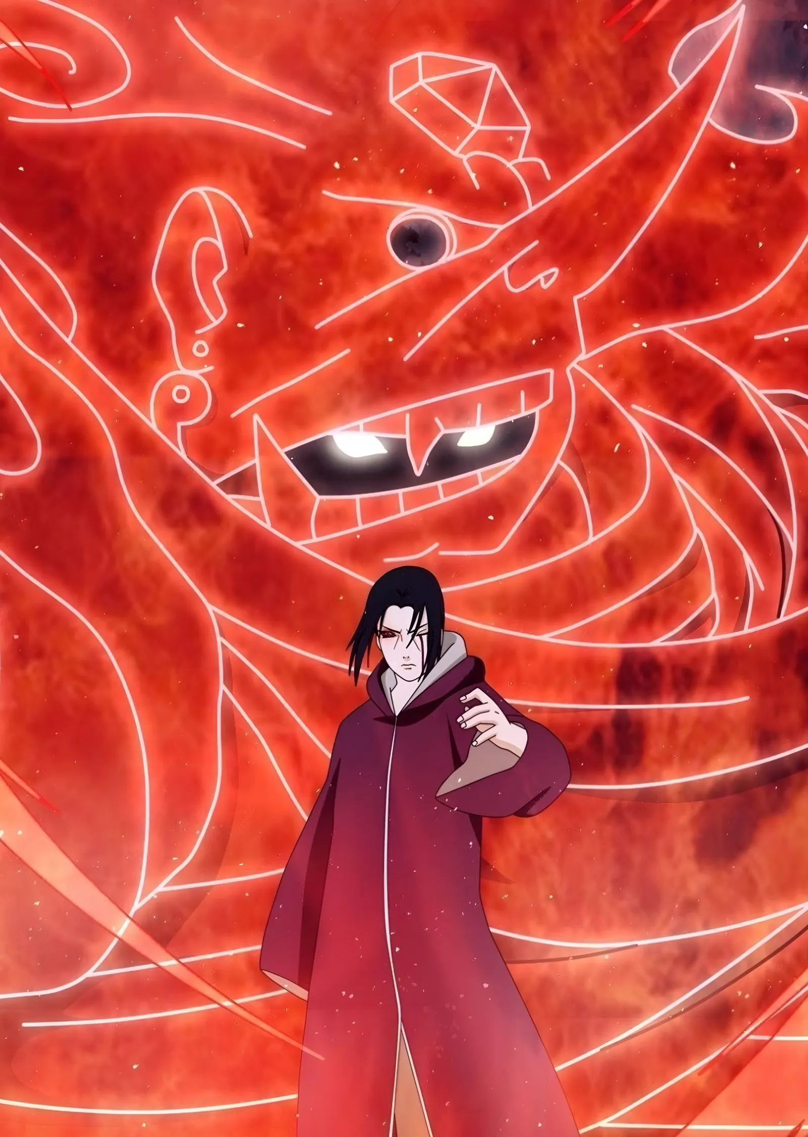 Itachi Uchiha - Susanoo metal tablo
