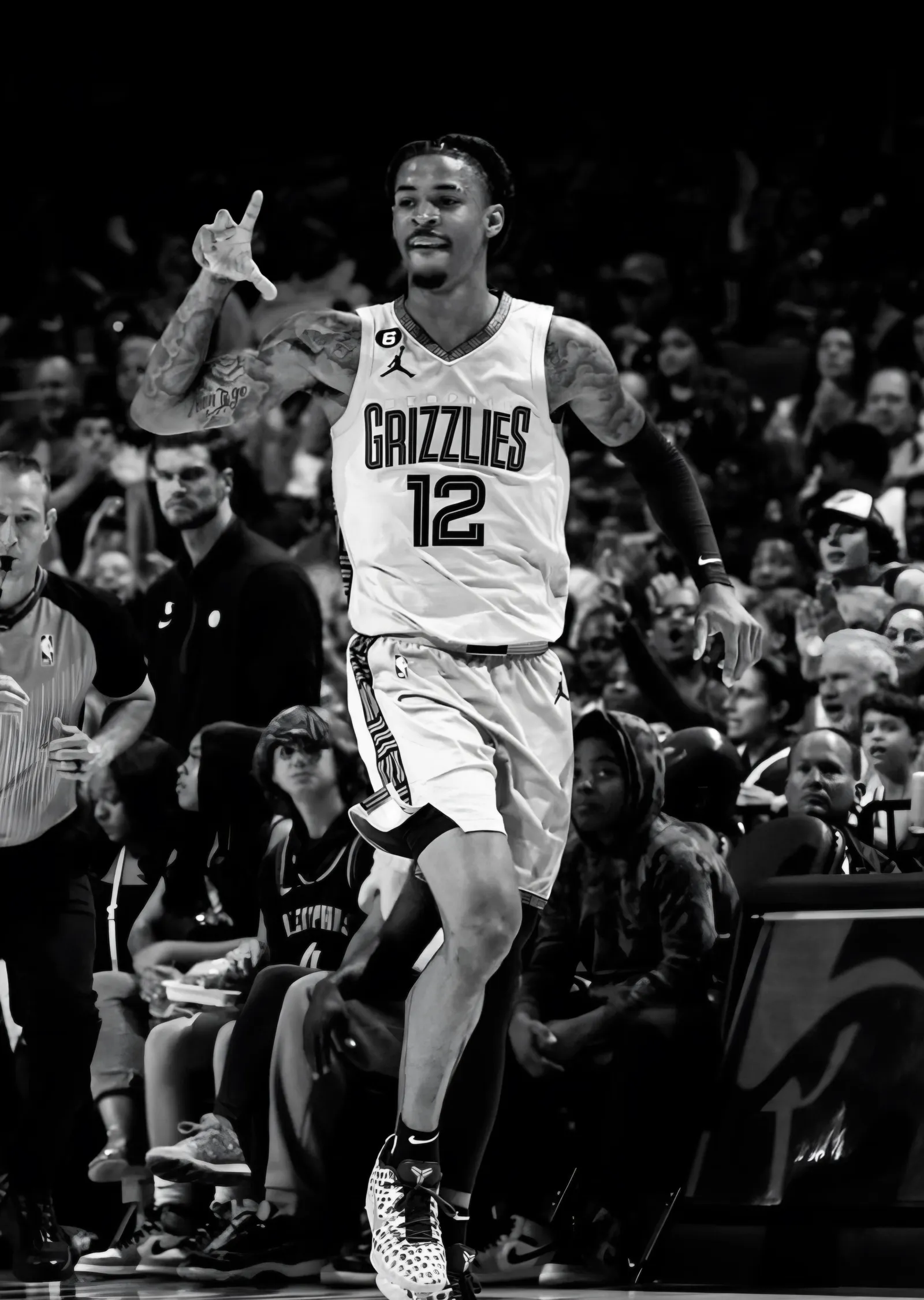 Ja Morant: Grizzlies Sahasında metal tablo
