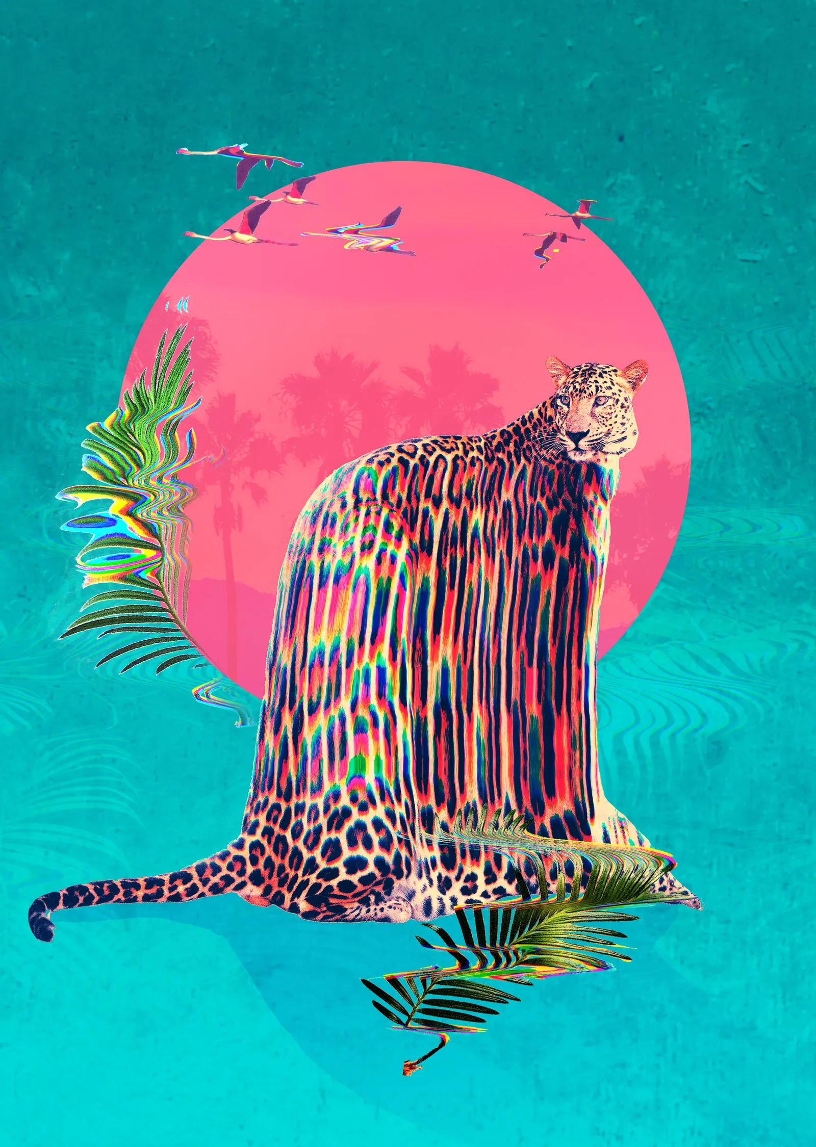 Jaguar metal tablo