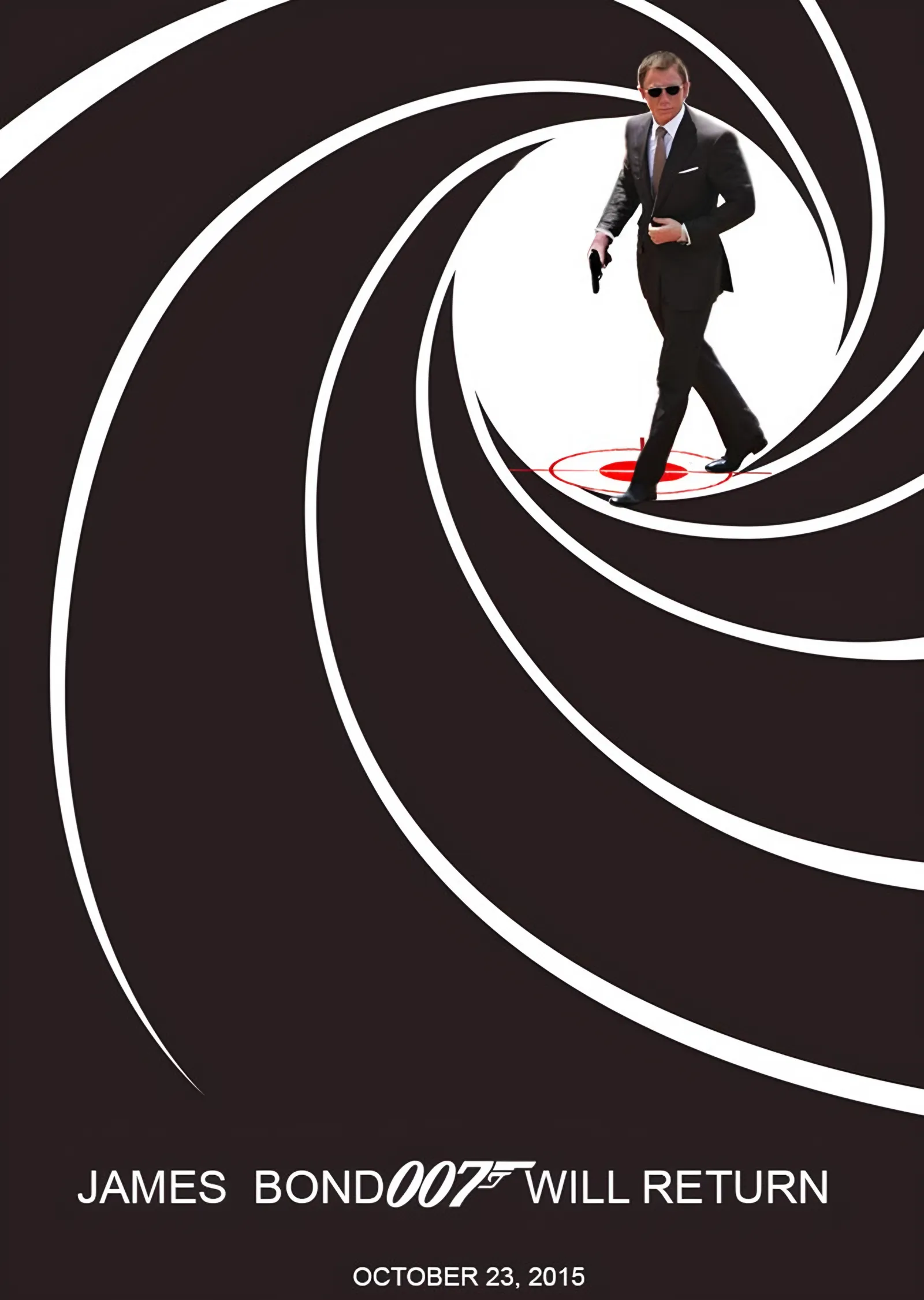 James Bond Will Return metal tablo