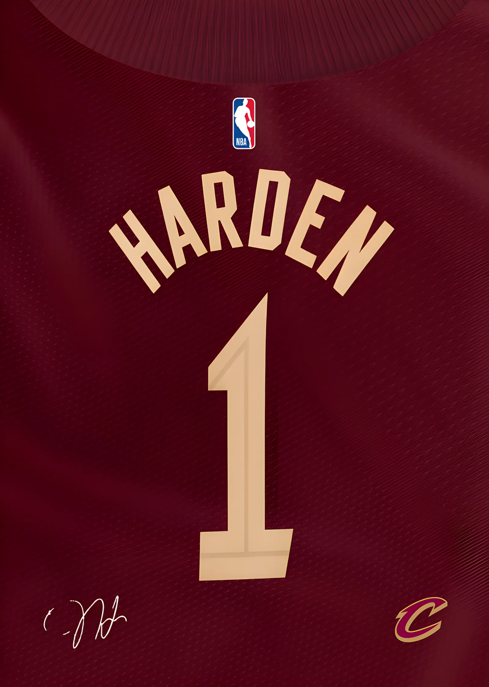 James Harden - Cavaliers Forması metal tablo