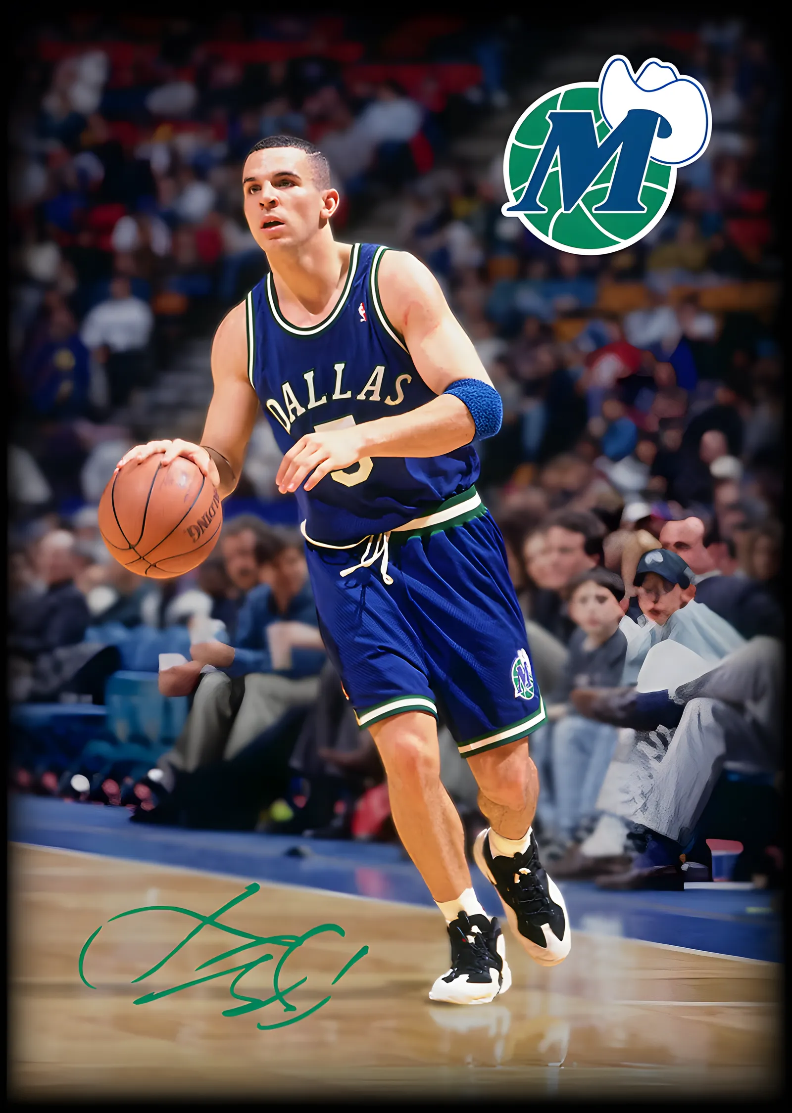 Jason Kidd - Dallas Mavericks metal tablo