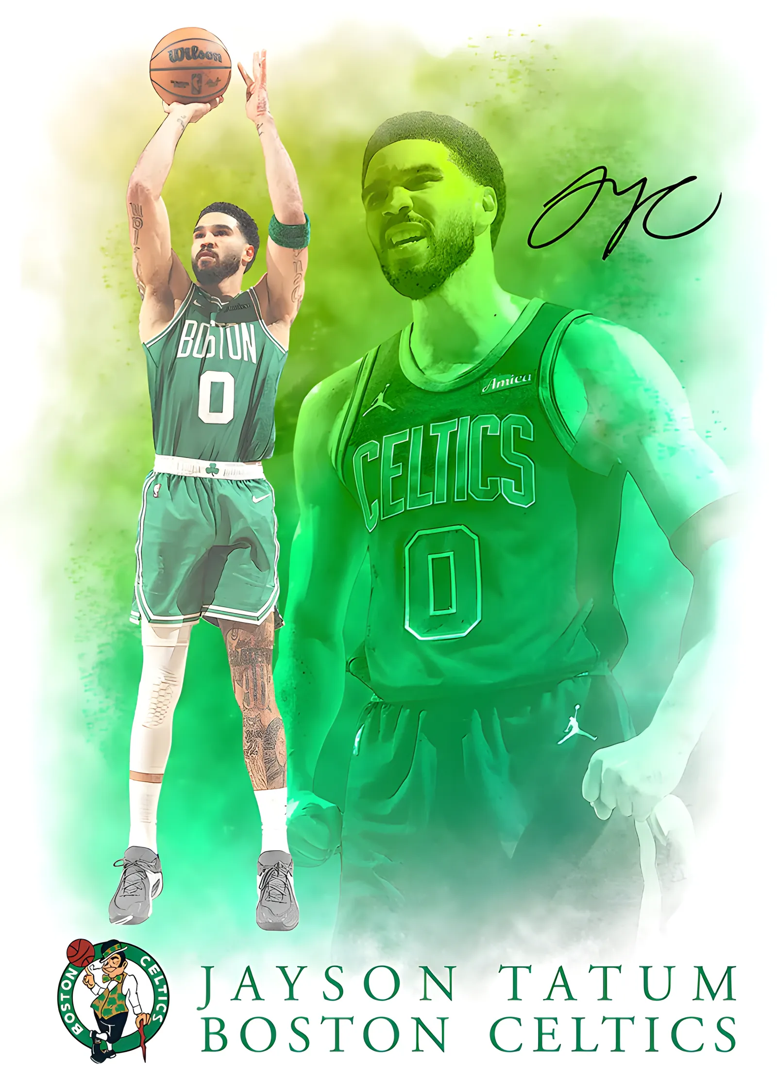 Jayson Tatum - Boston Celtics metal tablo