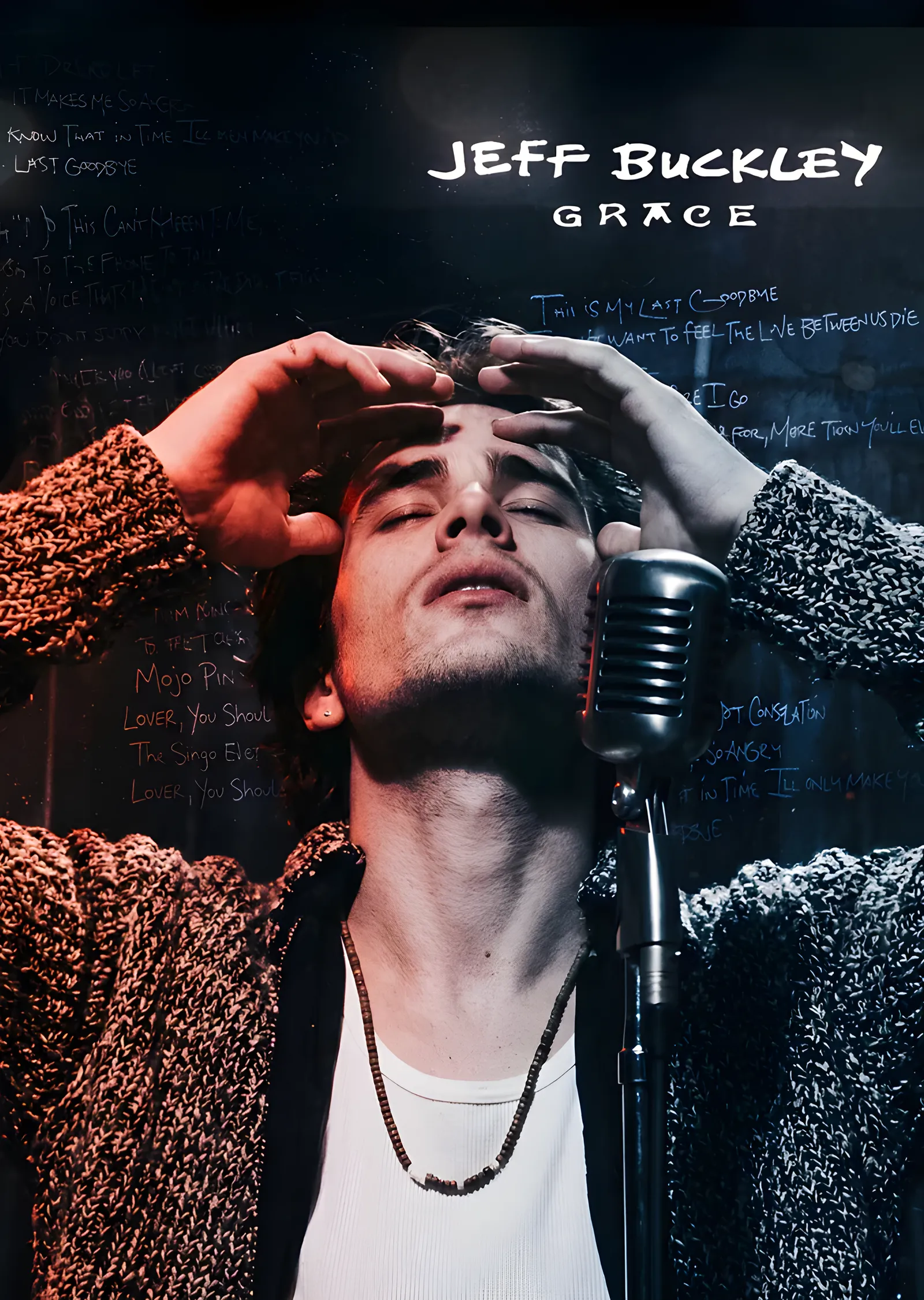 Jeff Buckley - Grace Albüm Kapağı metal tablo