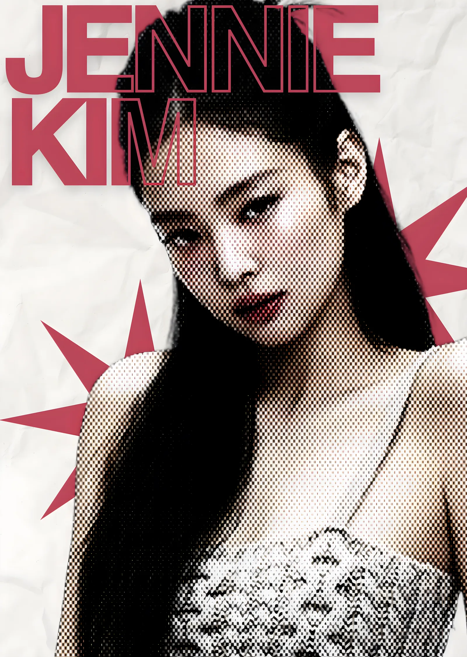 Jennie Kim - Tram Baskı metal tablo