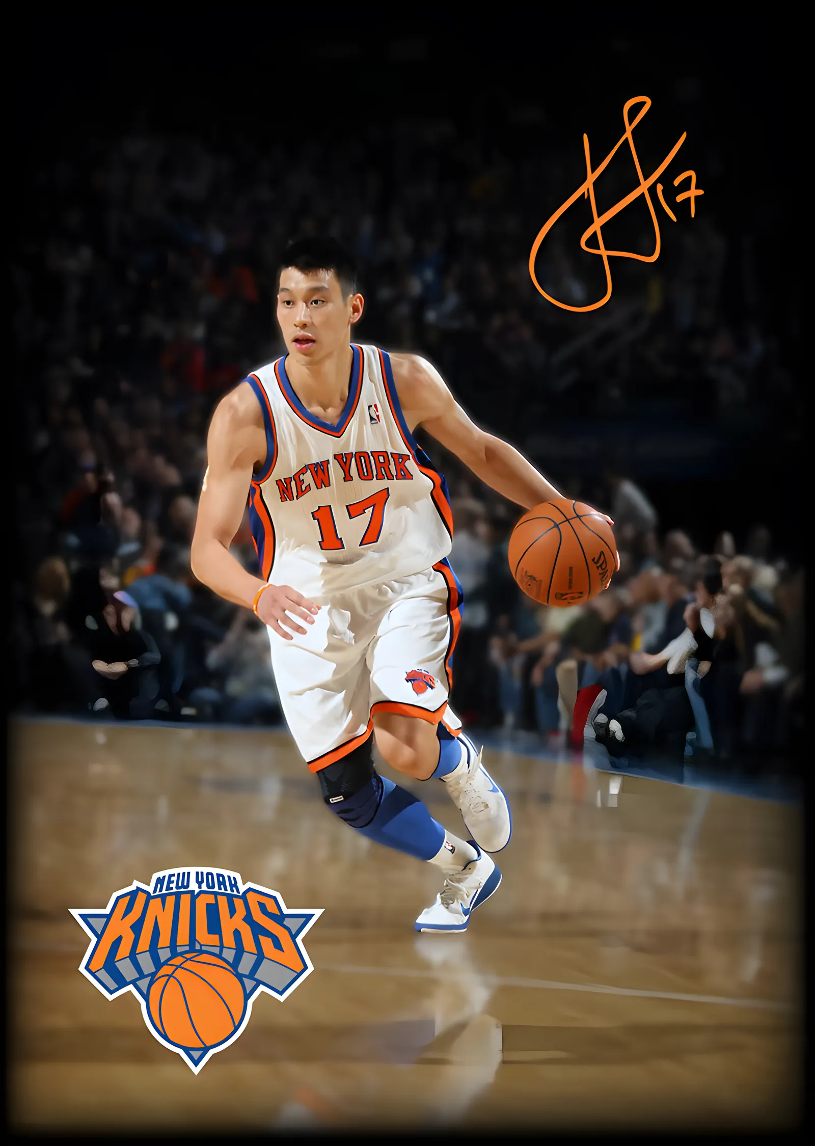 Jeremy Lin - Knicks Hücumu metal tablo