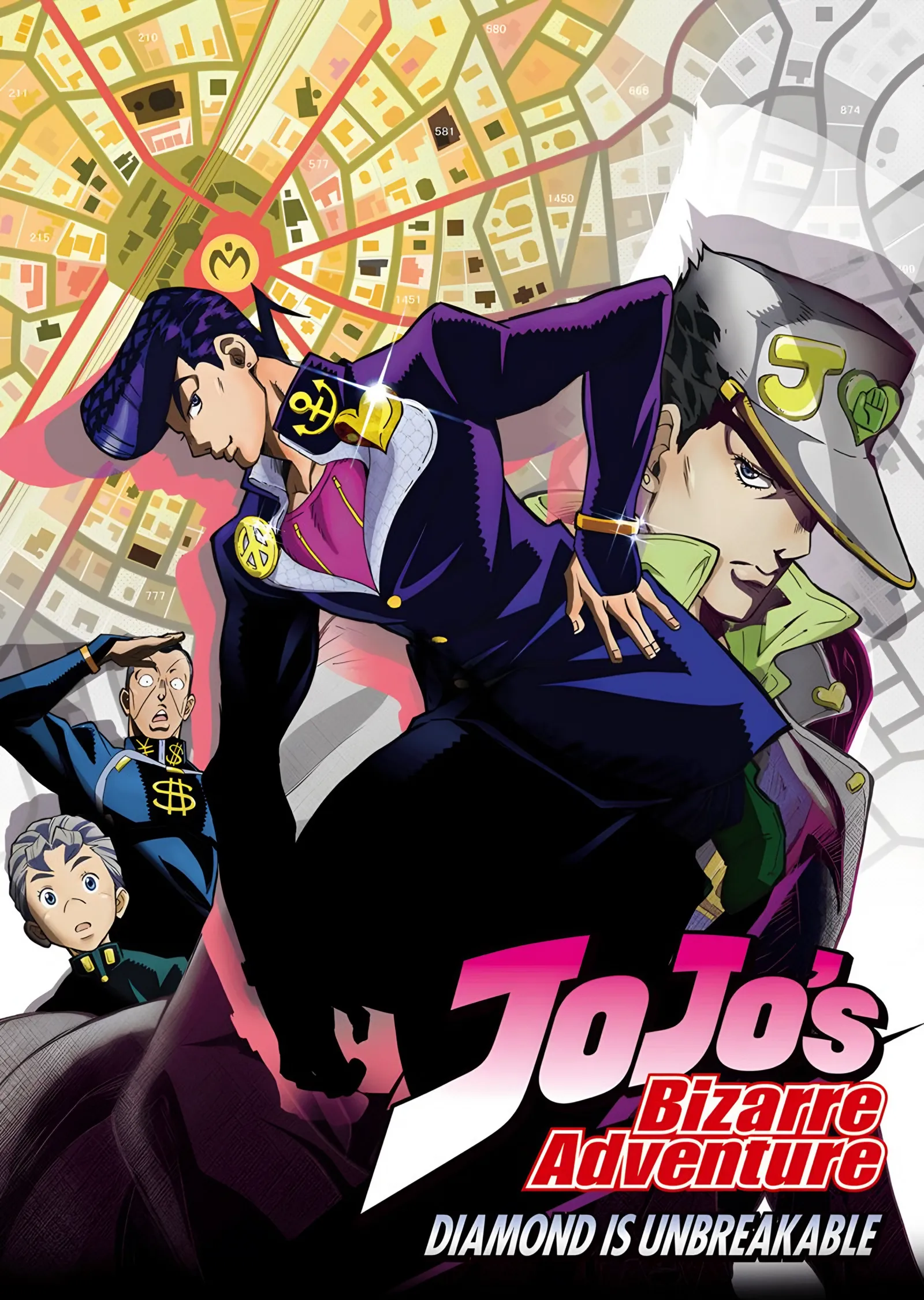 JoJo's Bizarre Adventure: Diamond Is Unbreakable metal tablo