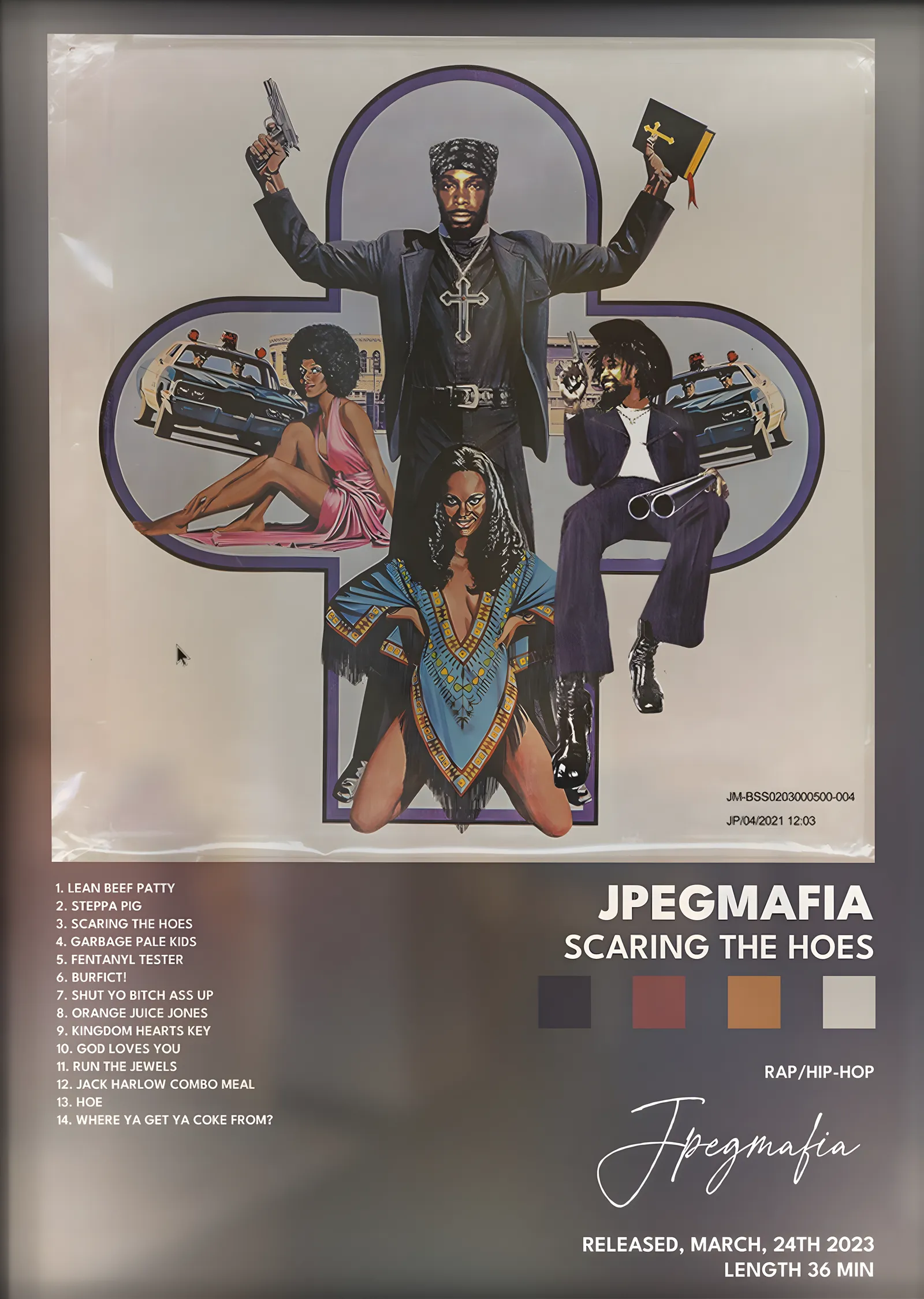 JPEGMAFIA & Danny Brown: Scaring the Hoes metal tablo