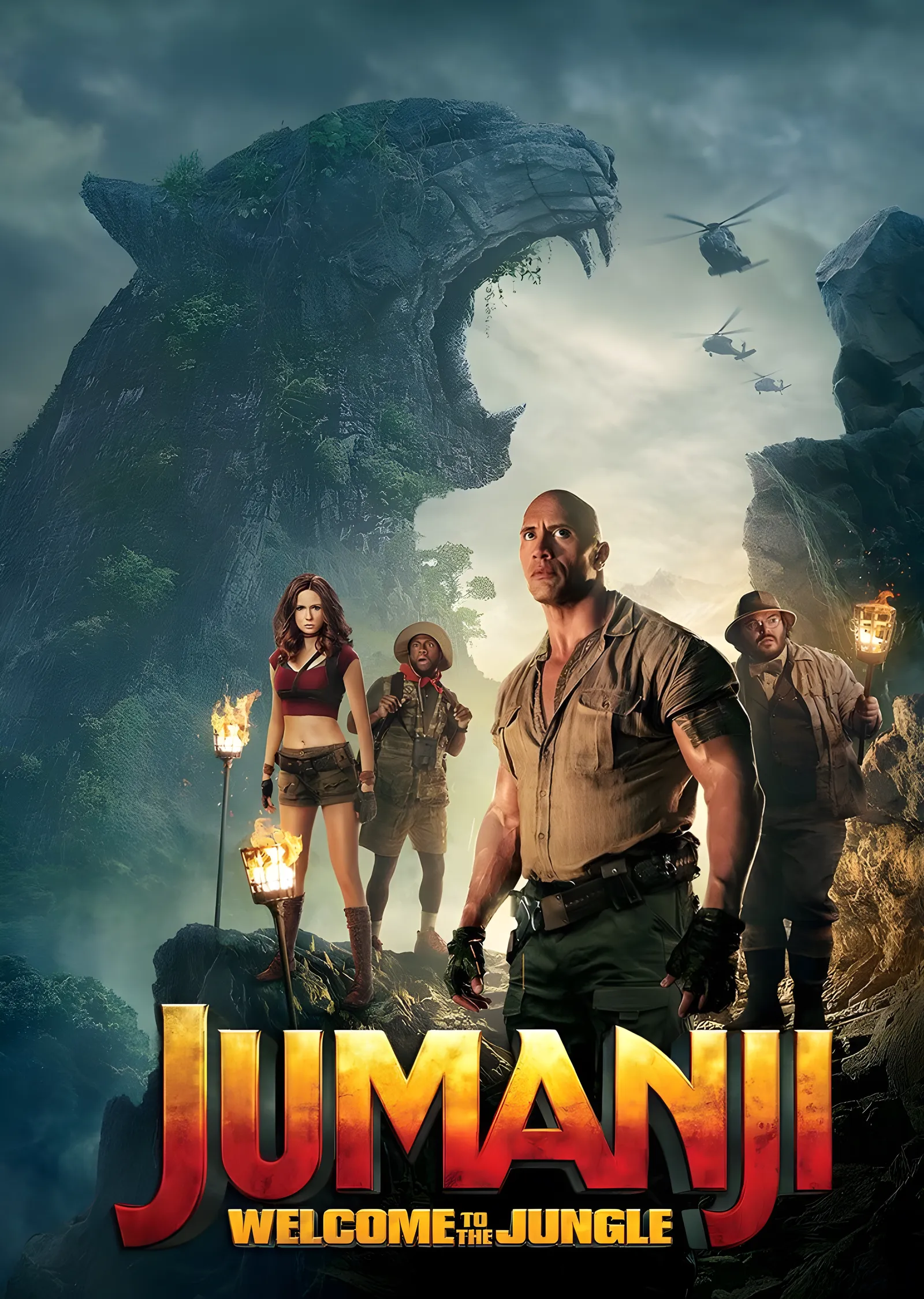 Jumanji - Welcome to the Jungle metal tablo