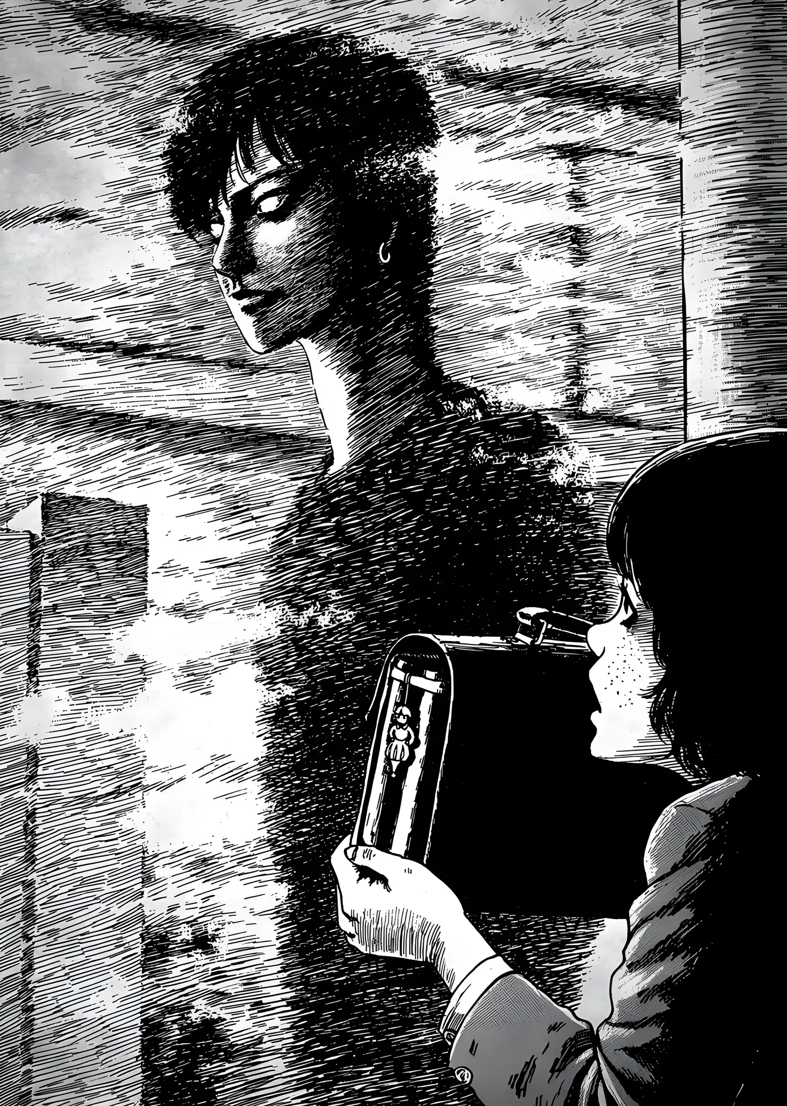 Junji Ito - Görünmeyen Dehşet metal tablo