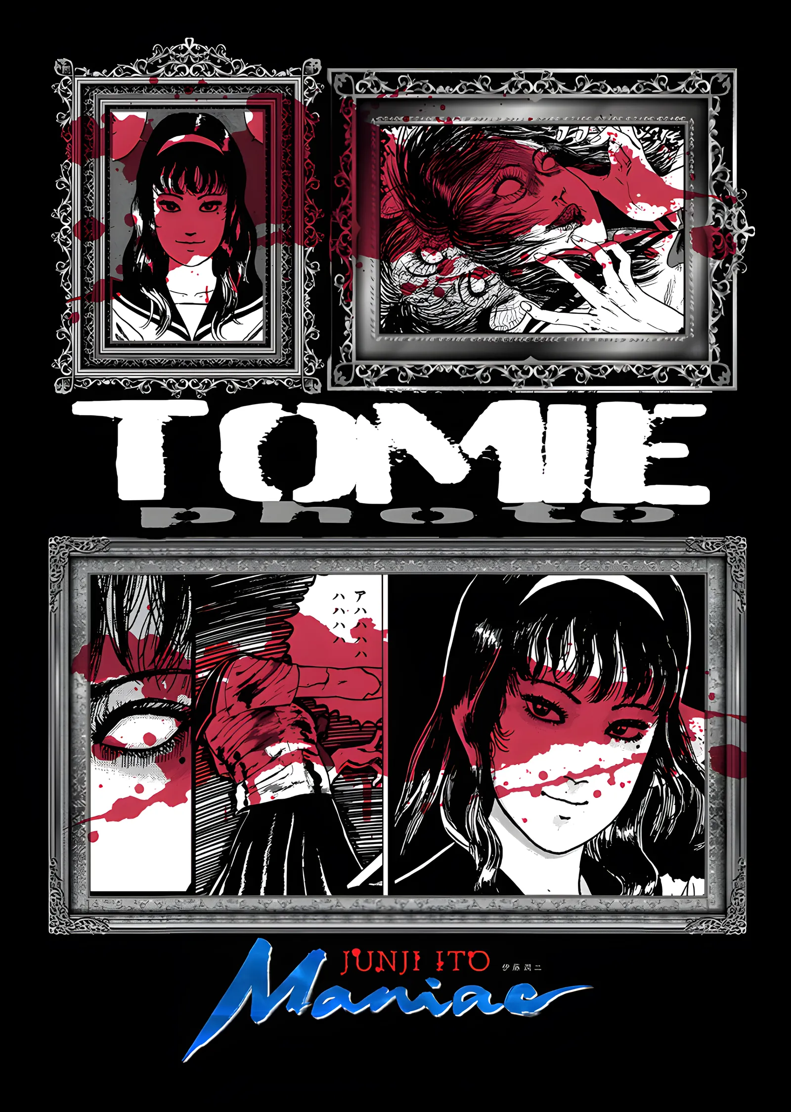 Junji Ito Maniac - Tomie Panelleri metal tablo