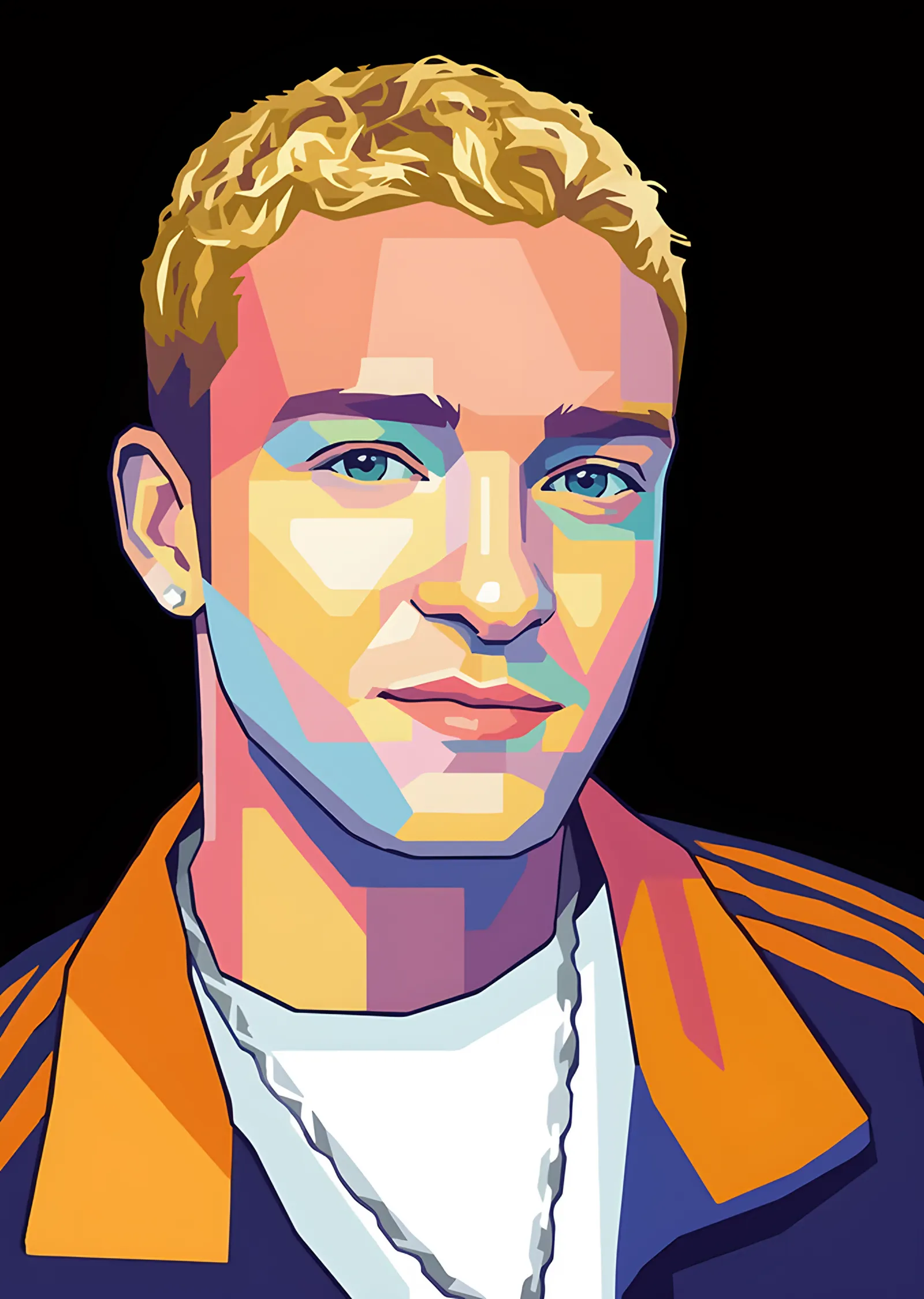 Justin Timberlake - Pop Art metal tablo