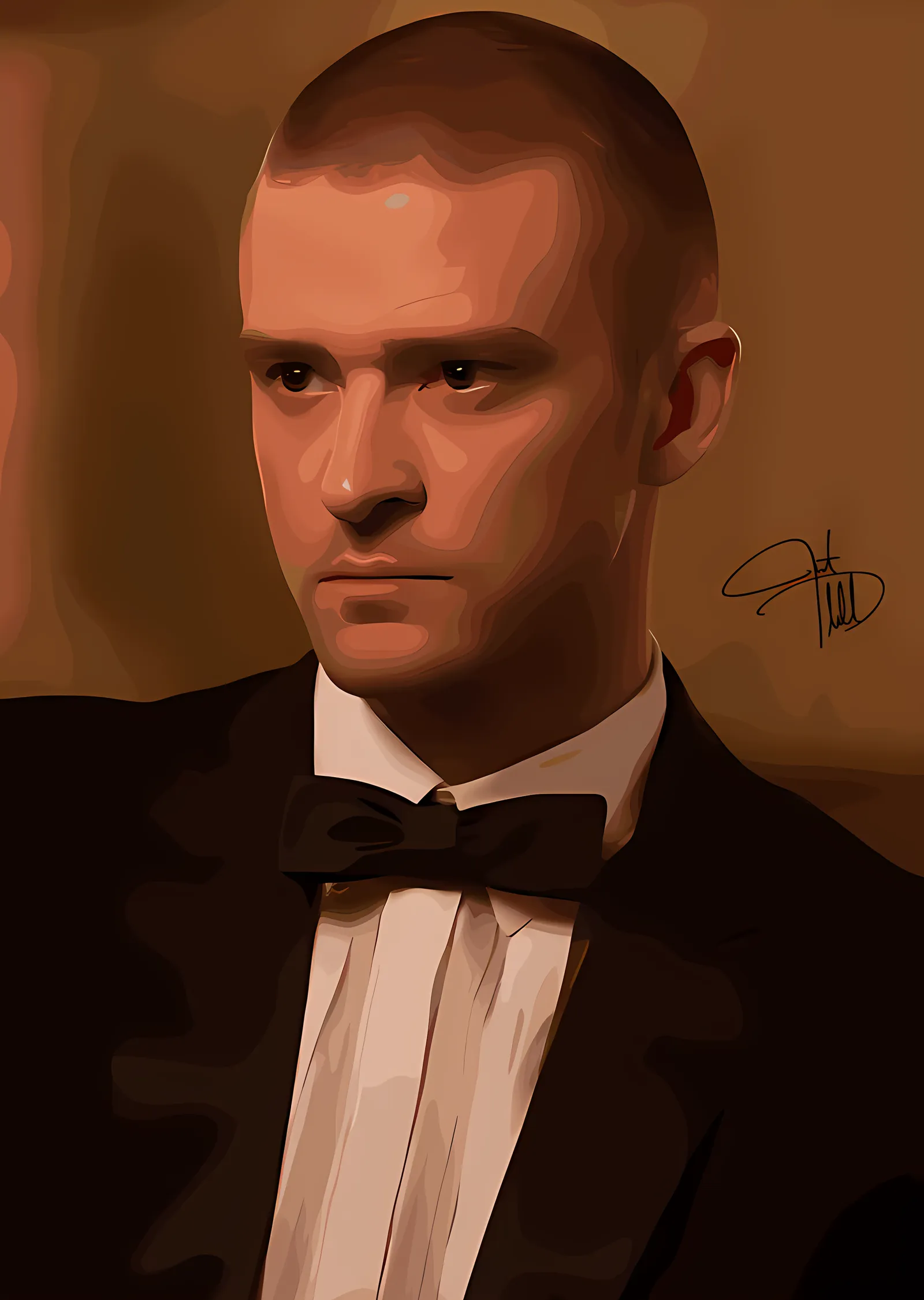 Justin Timberlake - Smokin metal tablo