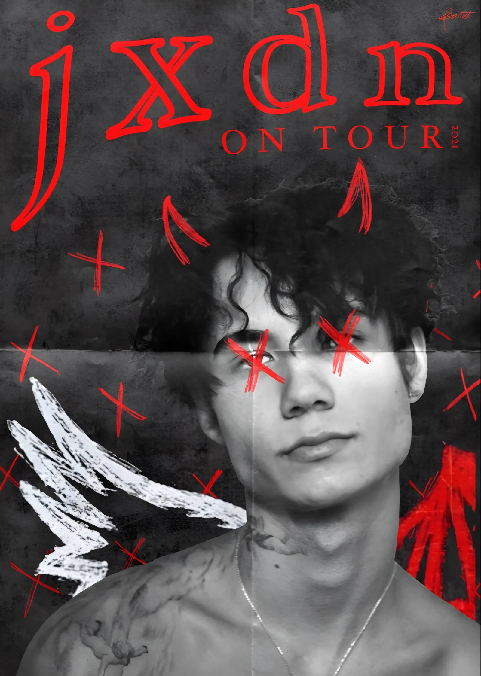 jxdn: On Tour 2021 metal tablo