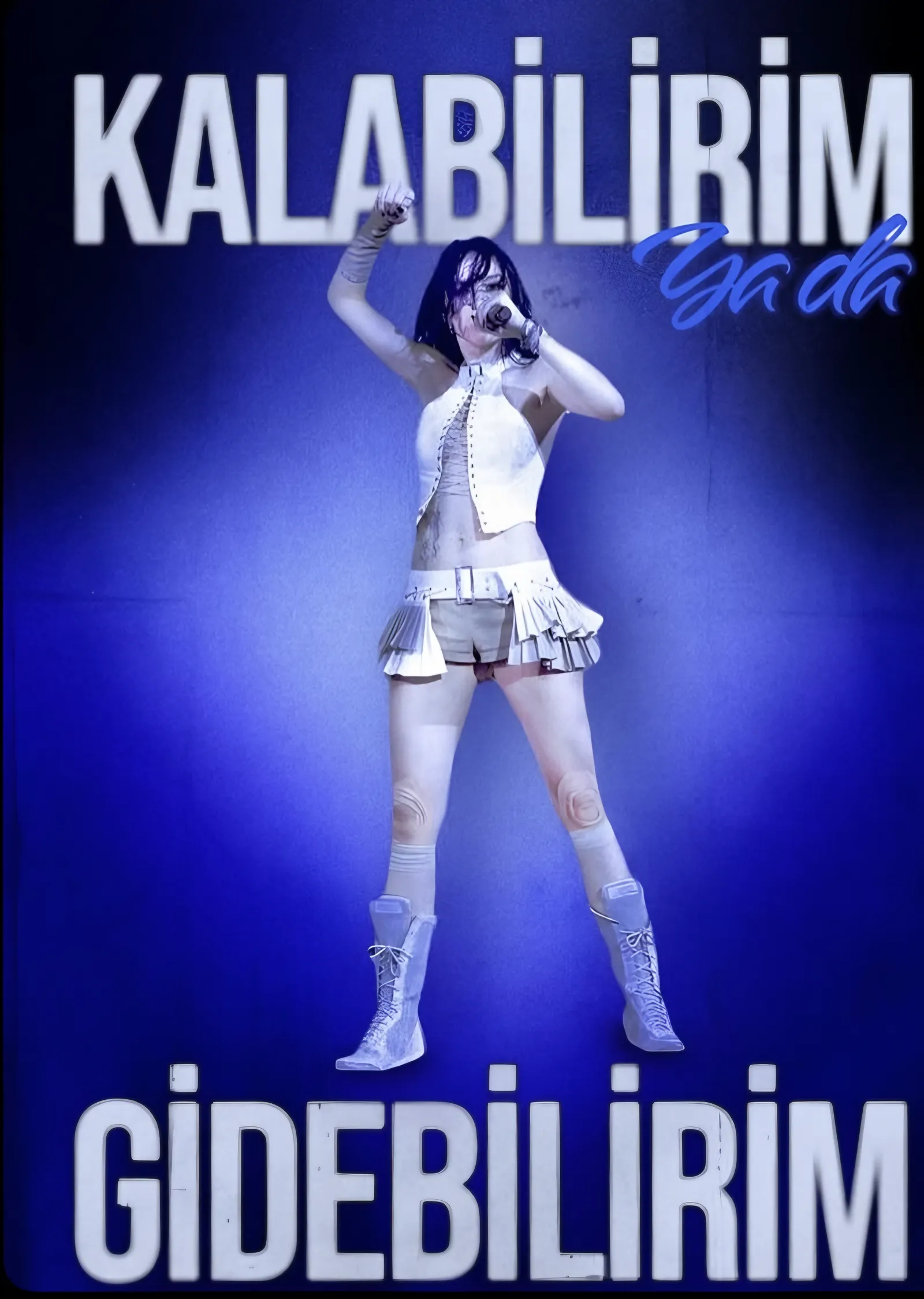 Kalabilirim Gidebilirim metal tablo