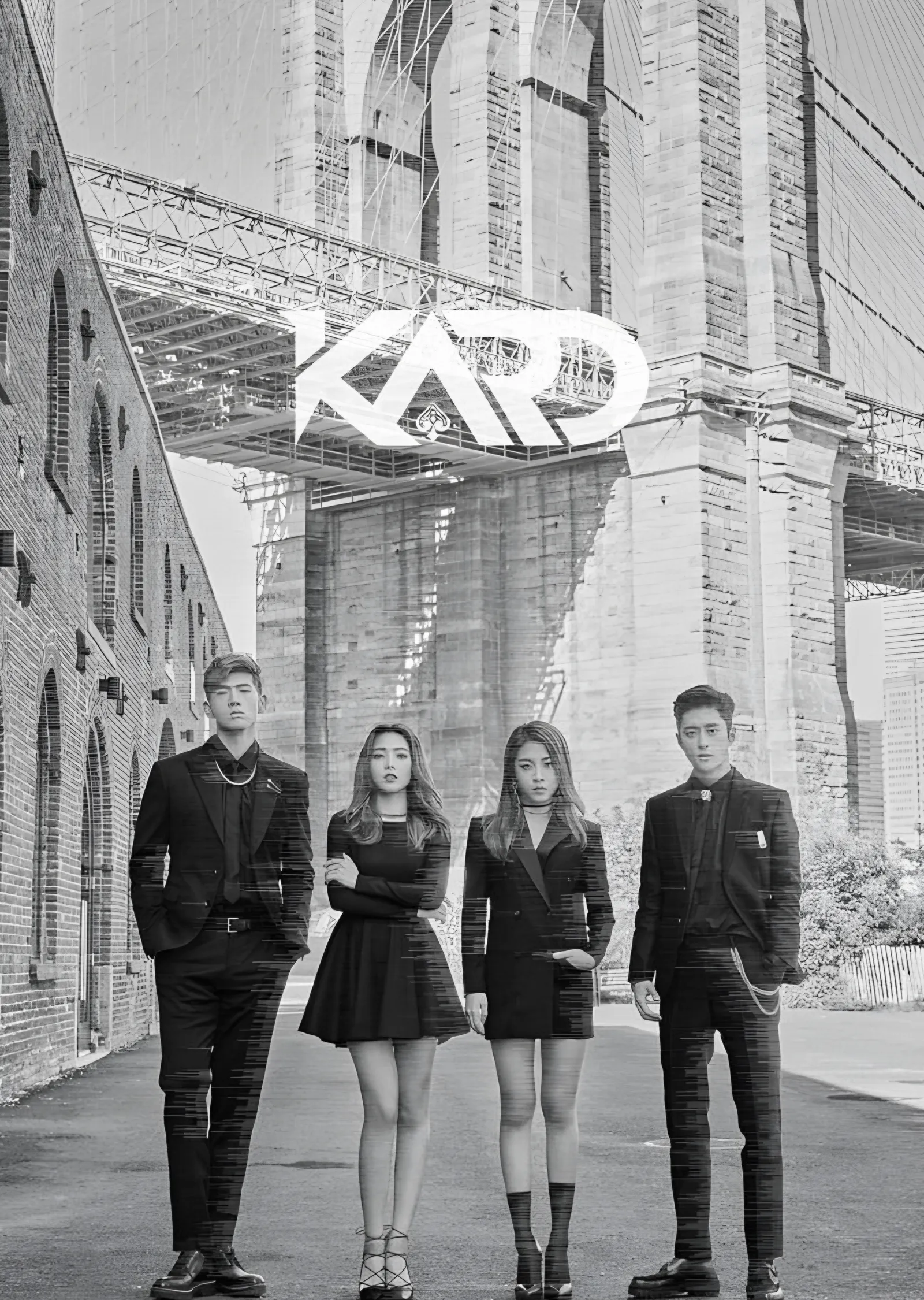 KARD - Brooklyn Köprüsü metal tablo