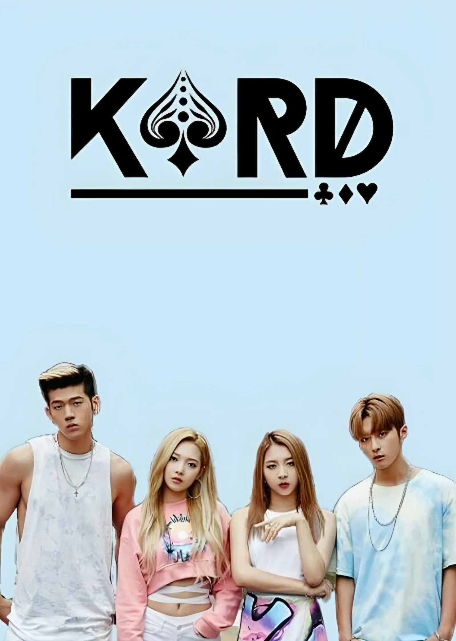 KARD - Mavi Zemin metal tablo