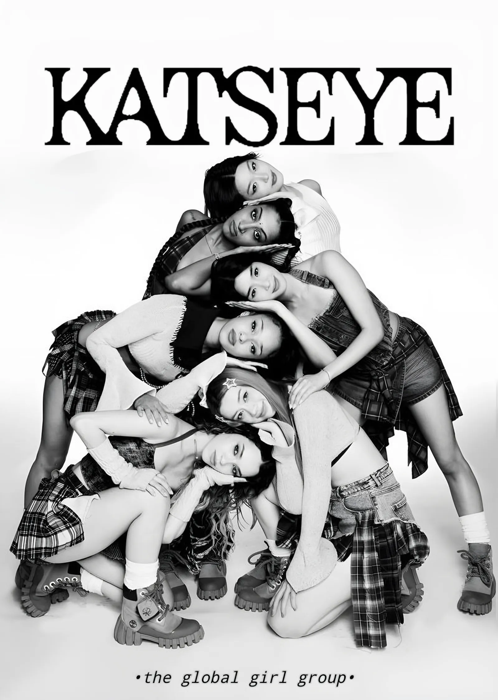 KATSEYE - The Global Girl Group metal tablo
