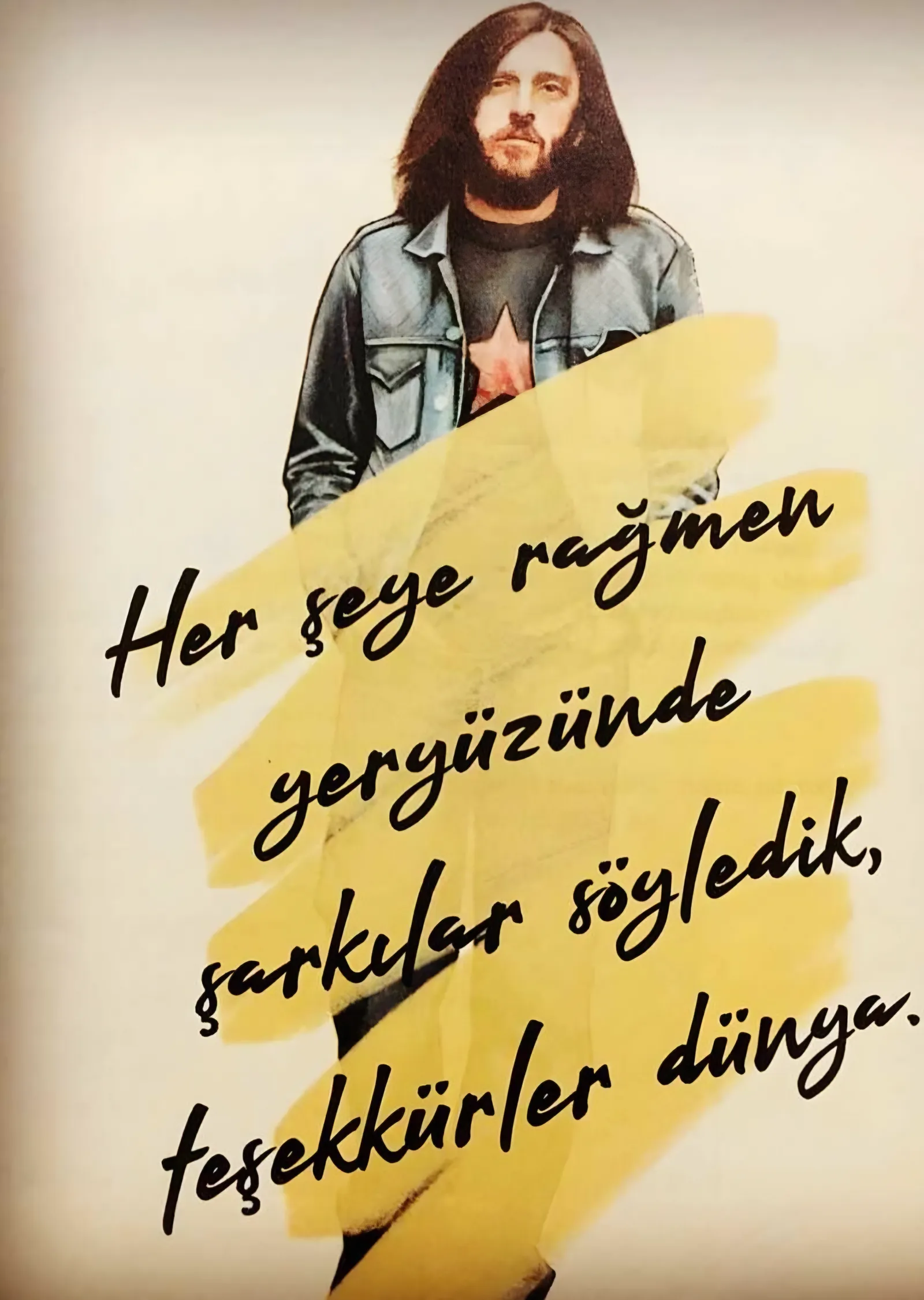 Kazım Koyuncu - Her Şeye Rağmen metal tablo