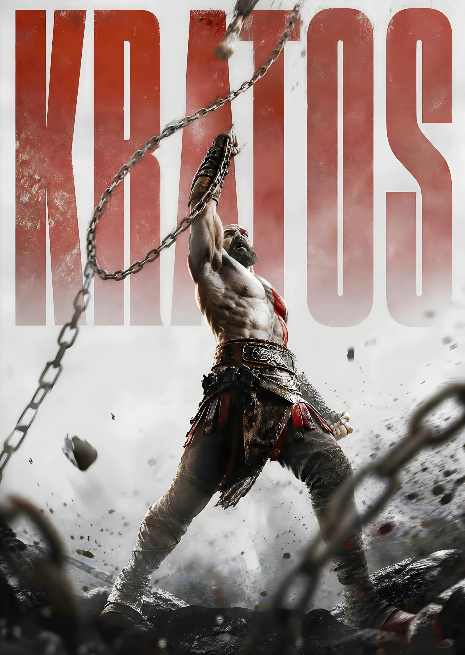 Kratos - God of War metal tablo