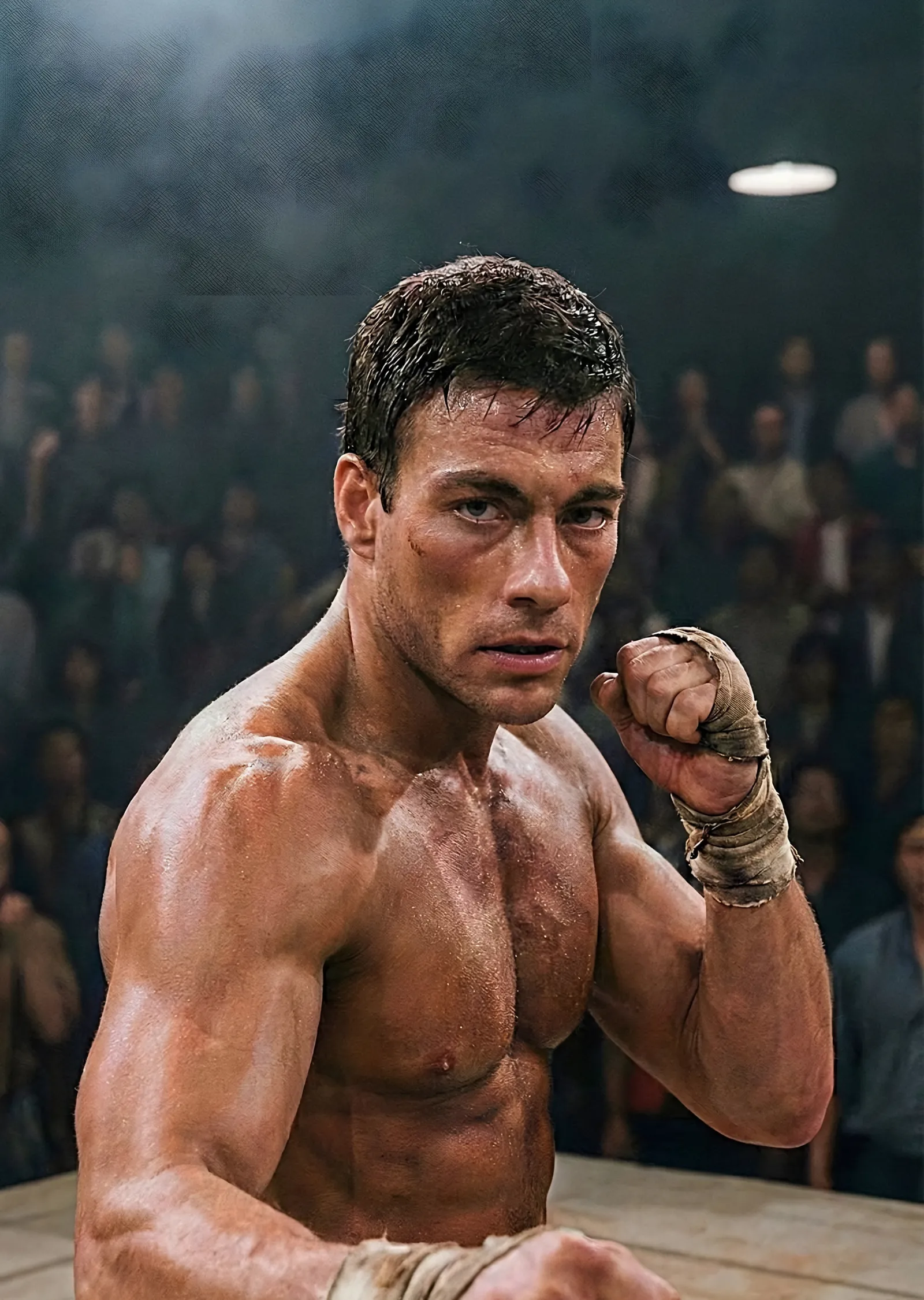 Kumite: Ringde Van Damme metal tablo