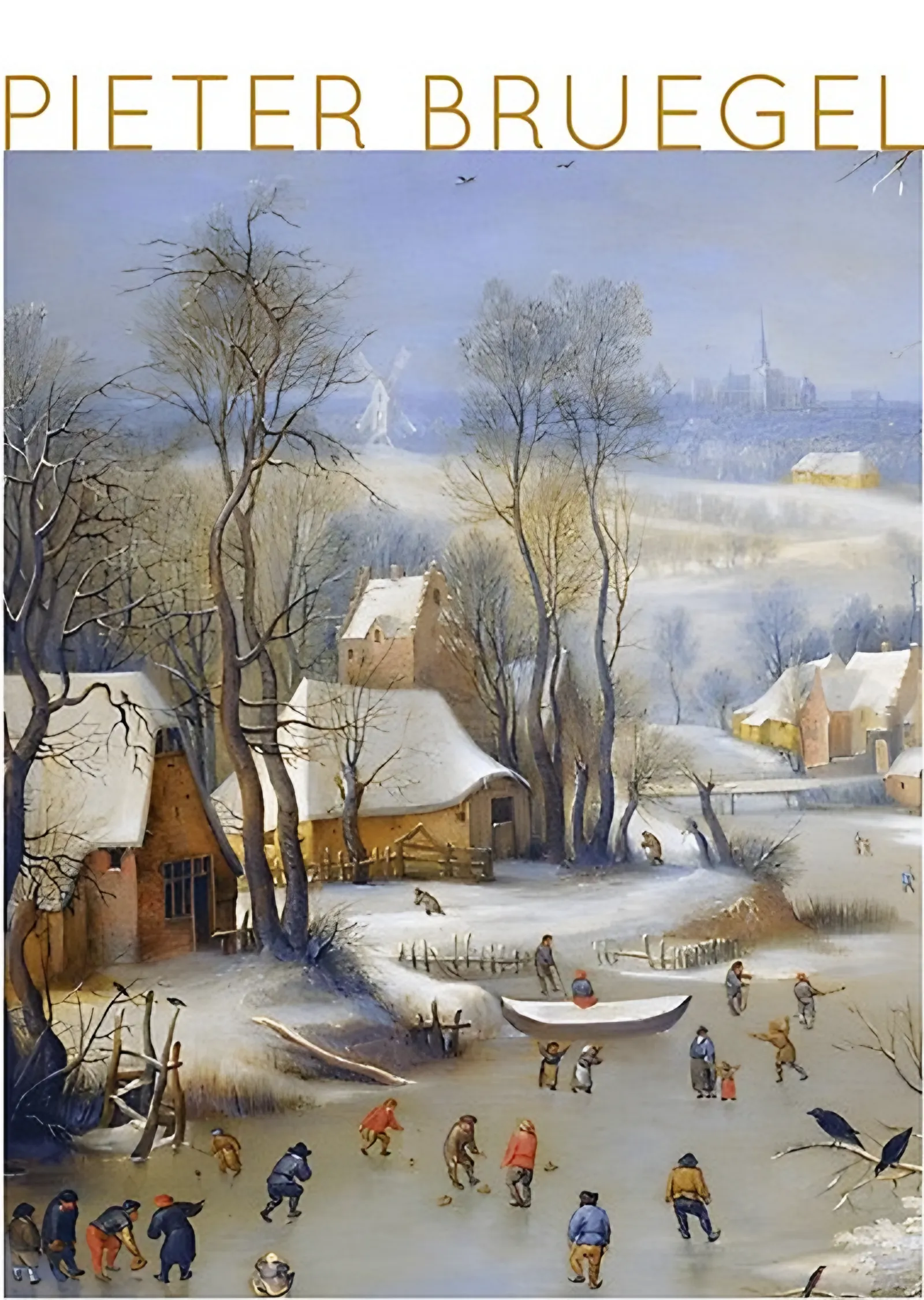 Kuş Tuzaklı Kış Manzarası - Pieter Bruegel metal tablo