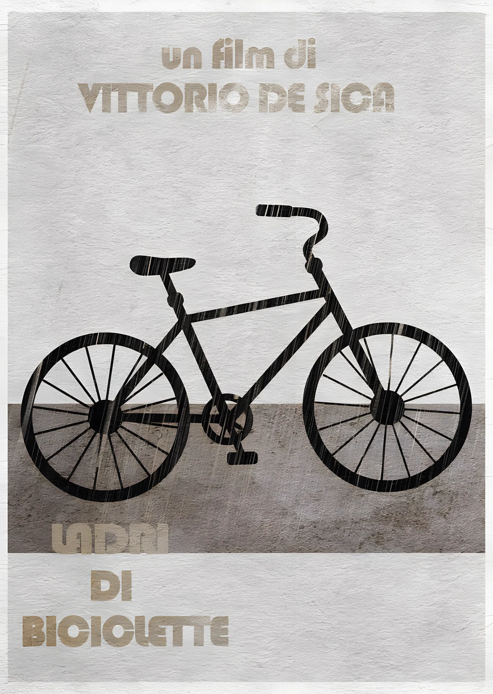 Ladri di Biciclette metal tablo