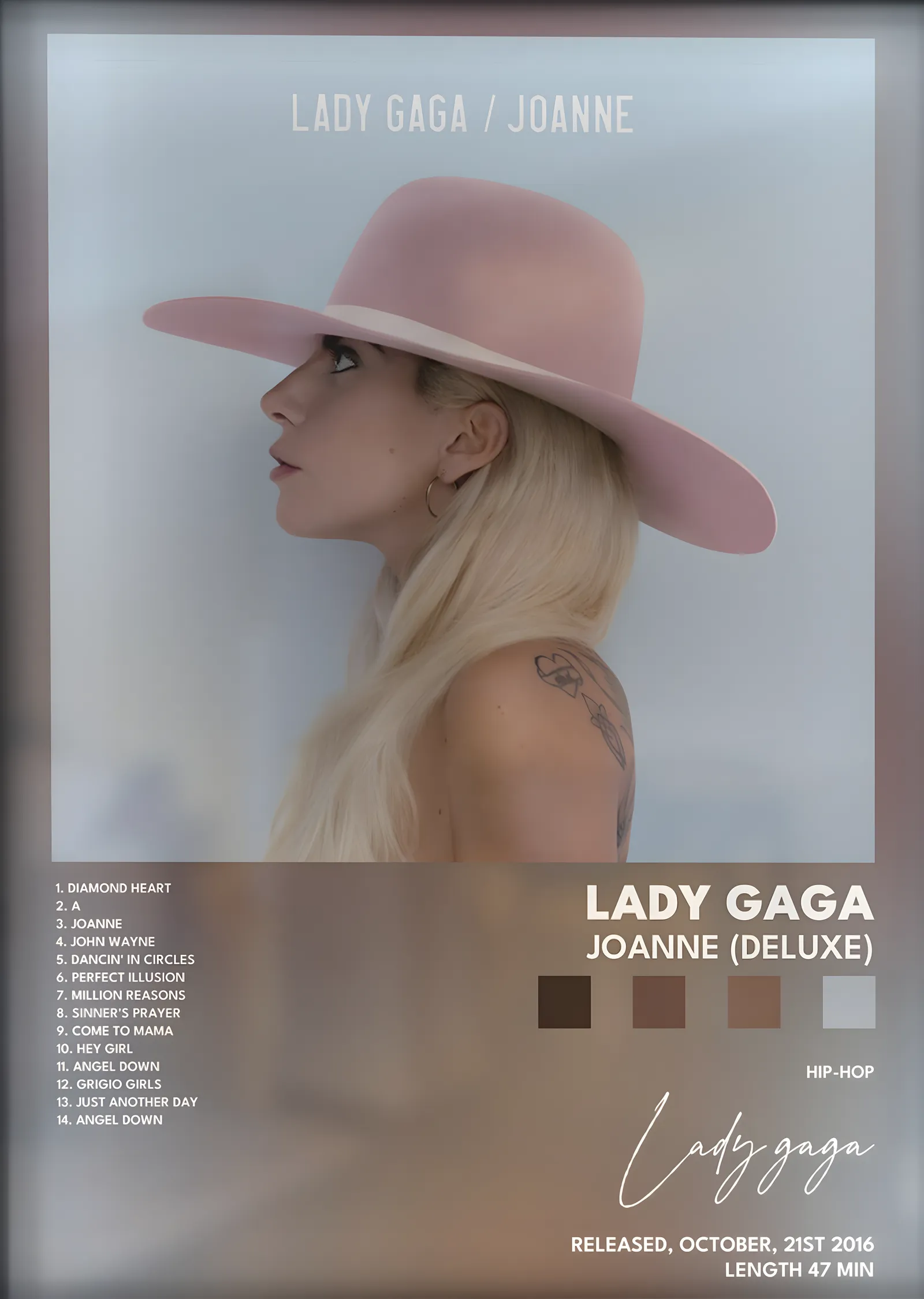 Lady Gaga: Joanne metal tablo