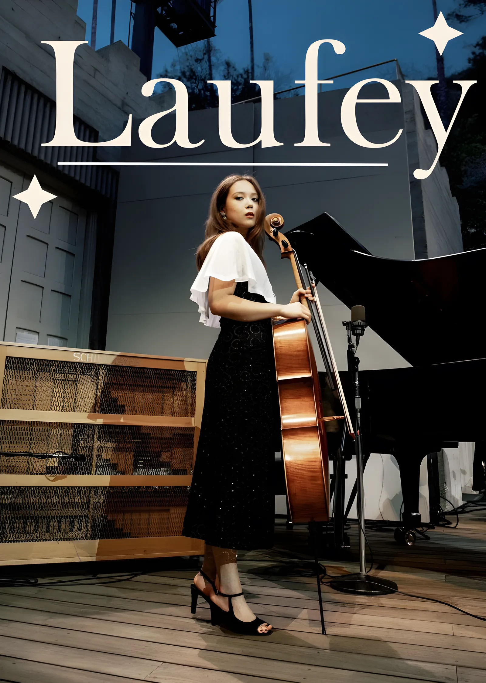 Laufey: Çello ve Piyano metal tablo