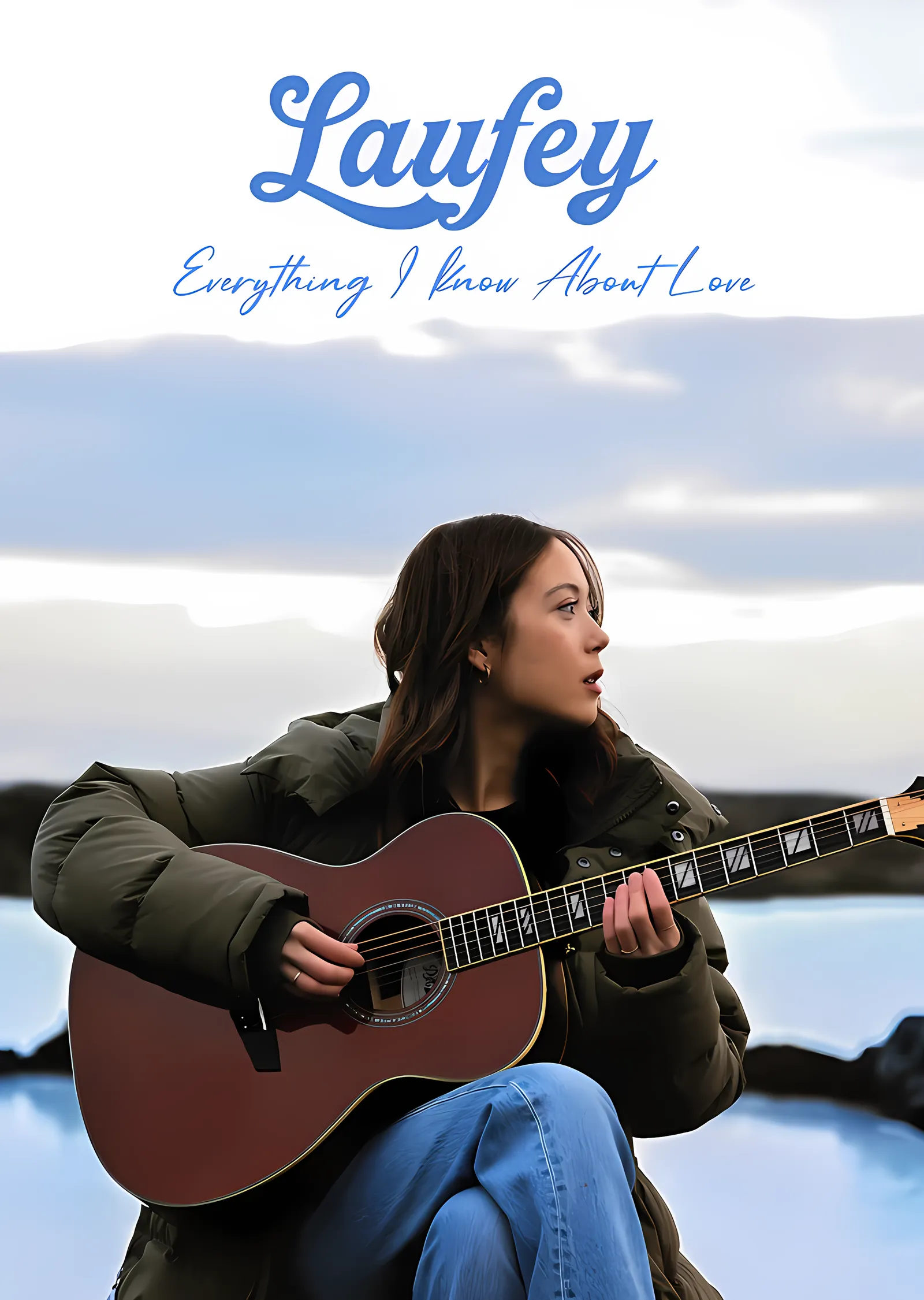 Laufey: Everything I Know About Love metal tablo