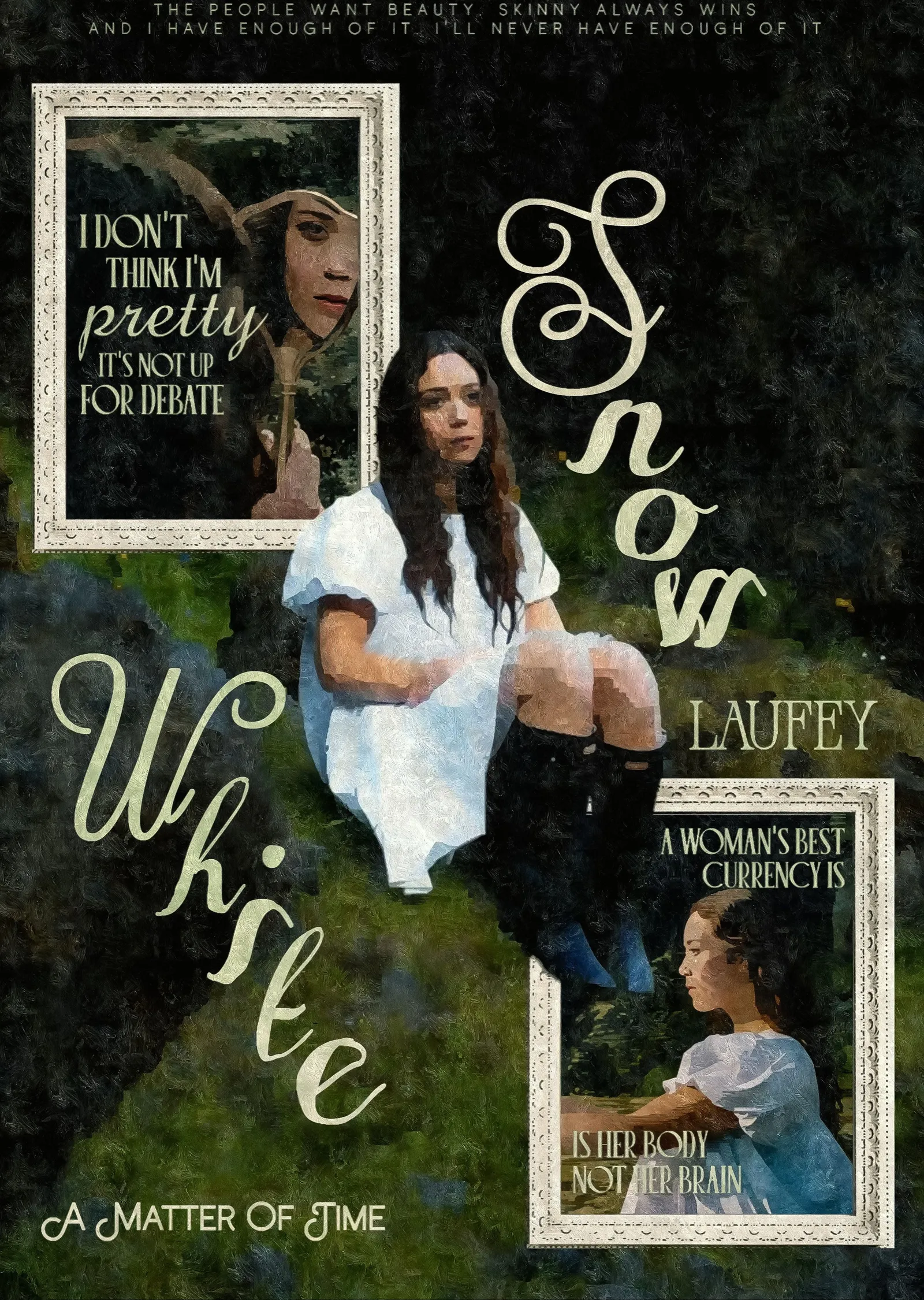 Laufey: Snow White metal tablo