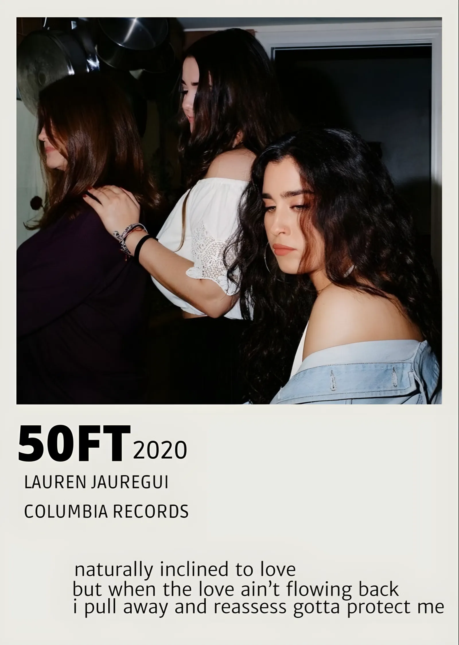 Lauren Jauregui - 50ft metal tablo