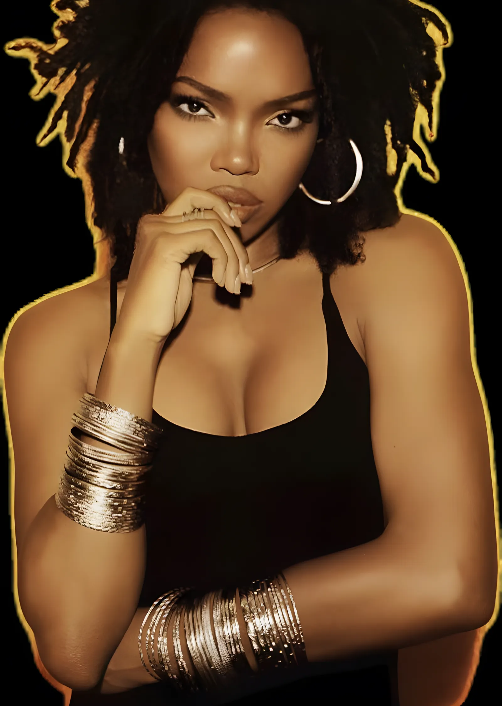 Lauryn Hill - Altın Bilezikler metal tablo