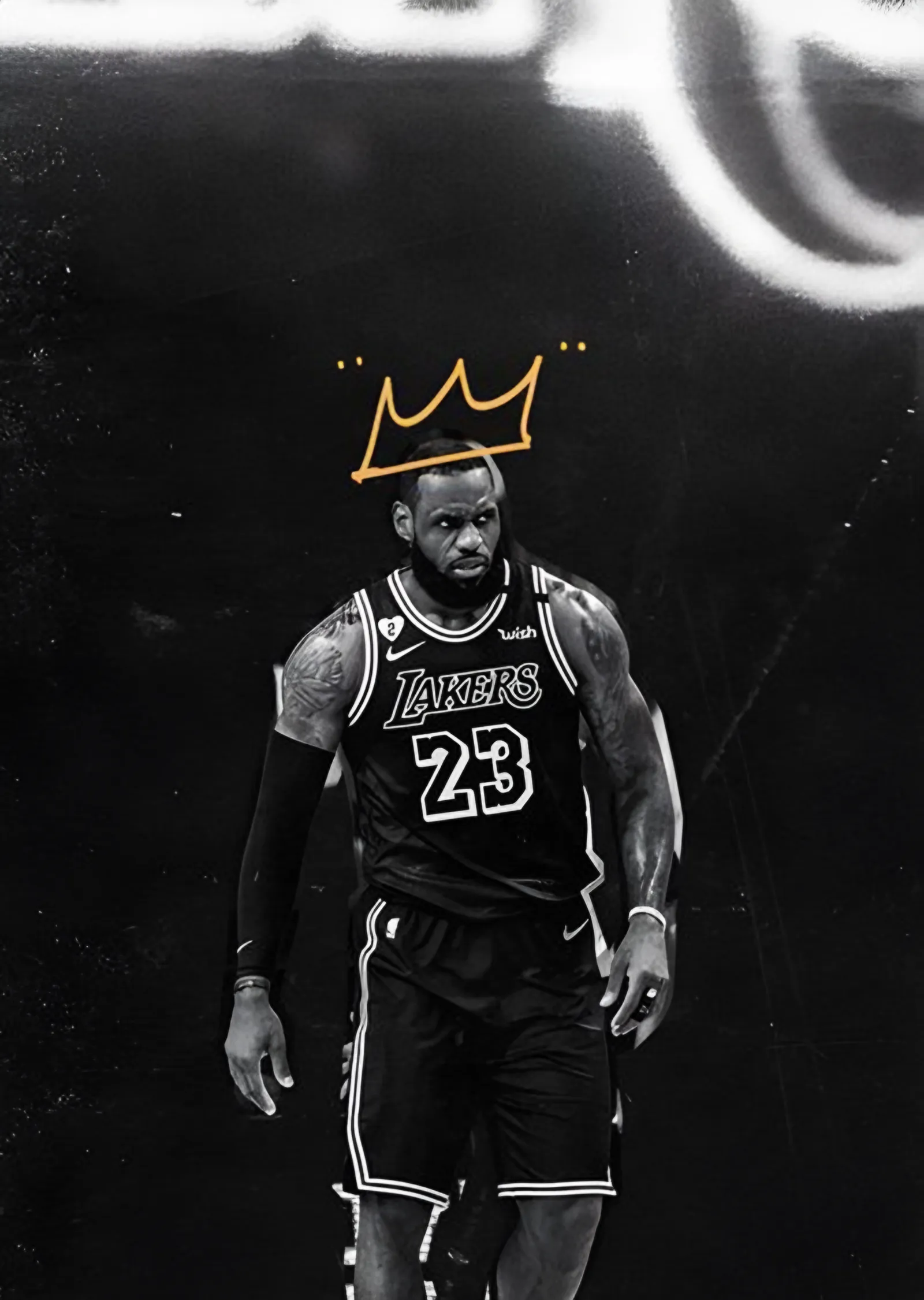 LeBron James: Taçlı Kral metal tablo