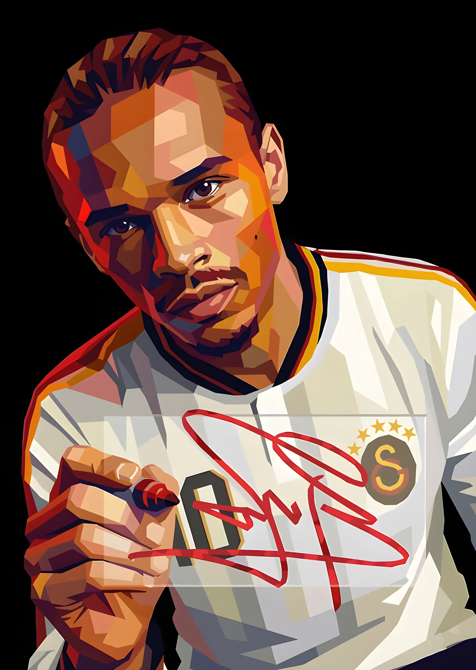 Leroy Sané - Pop Art metal tablo