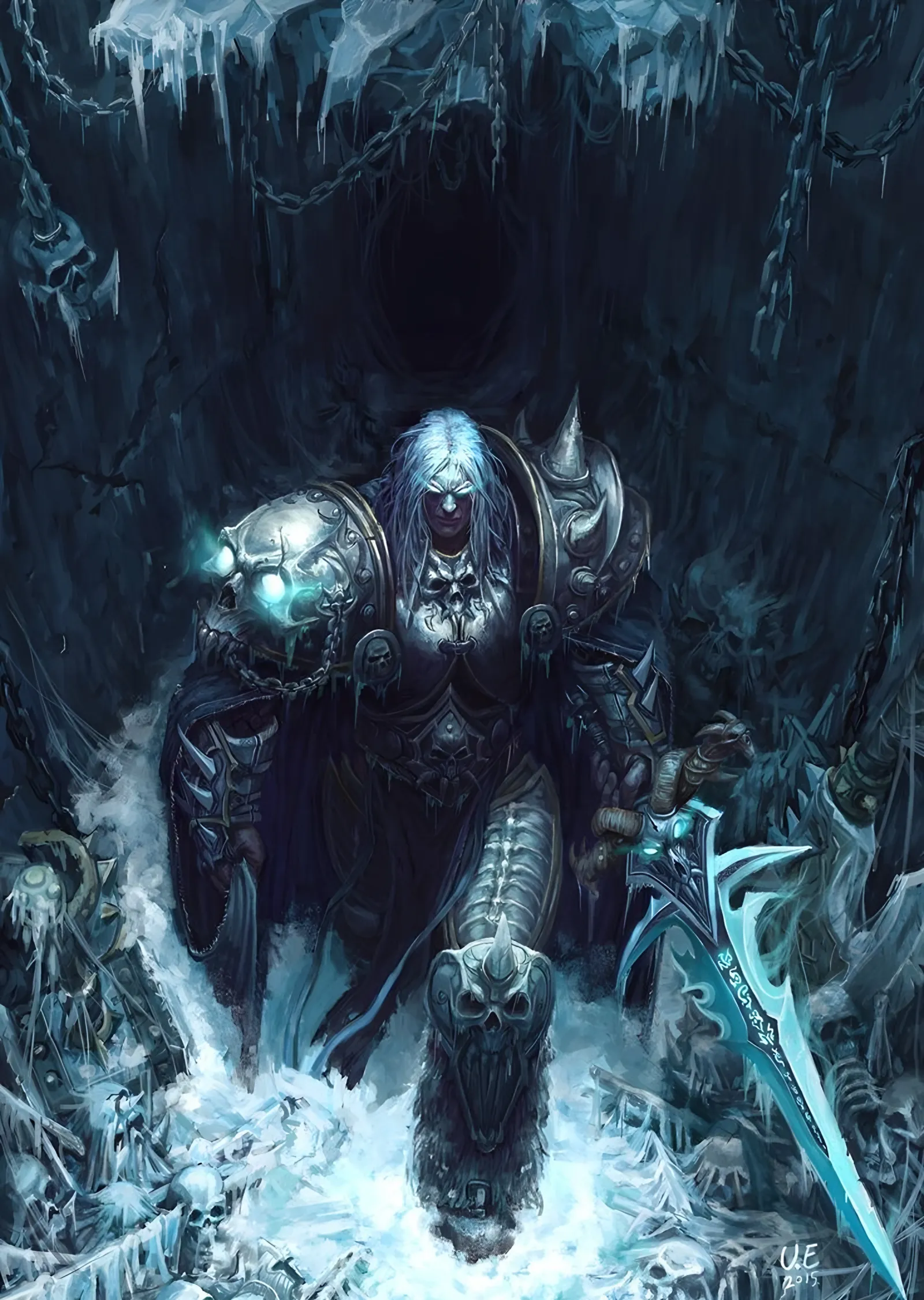 Lich King: Donmuş Taht Salonu - World of Warcraft metal tablo