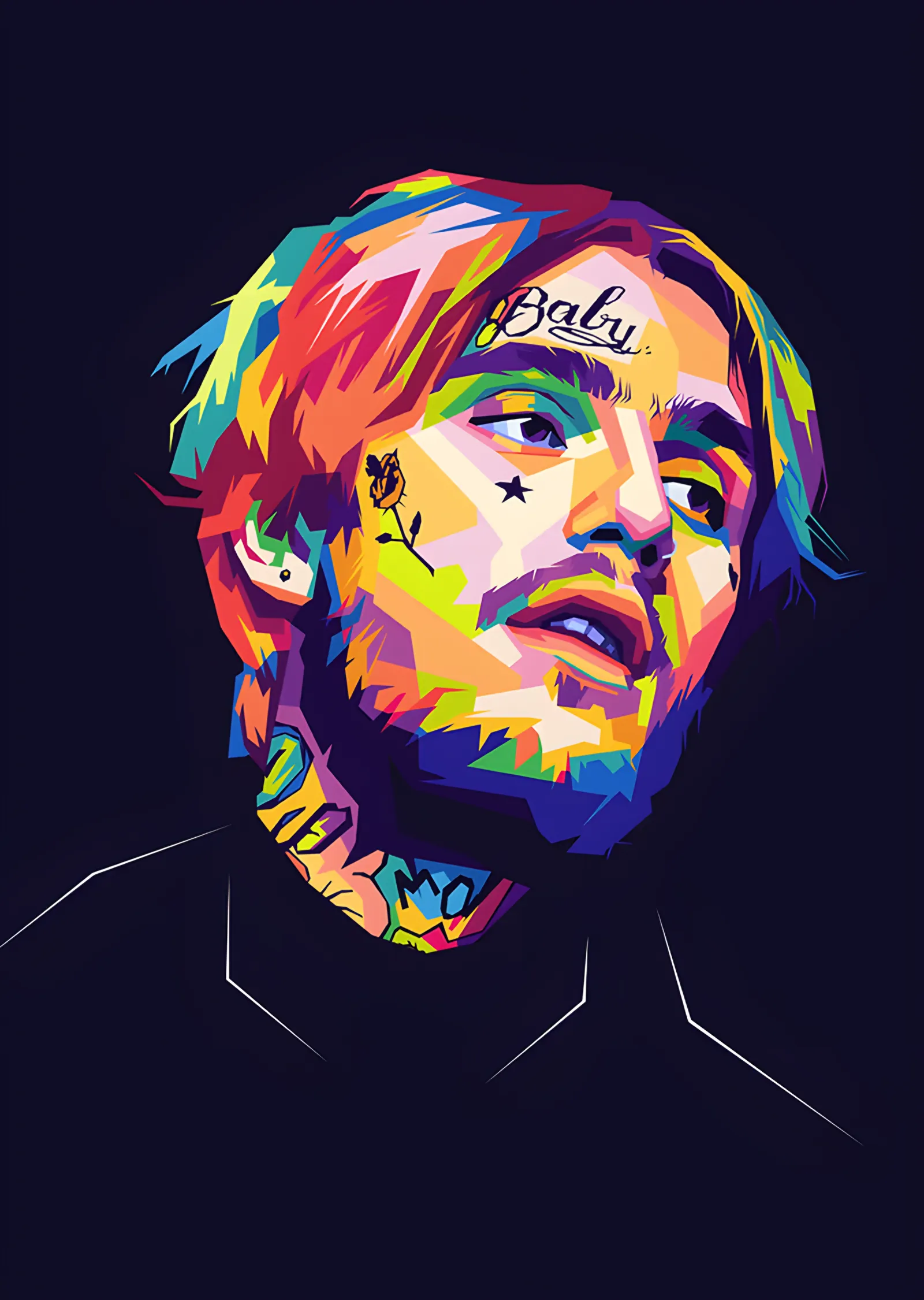 Lil Peep - Pop Art metal tablo