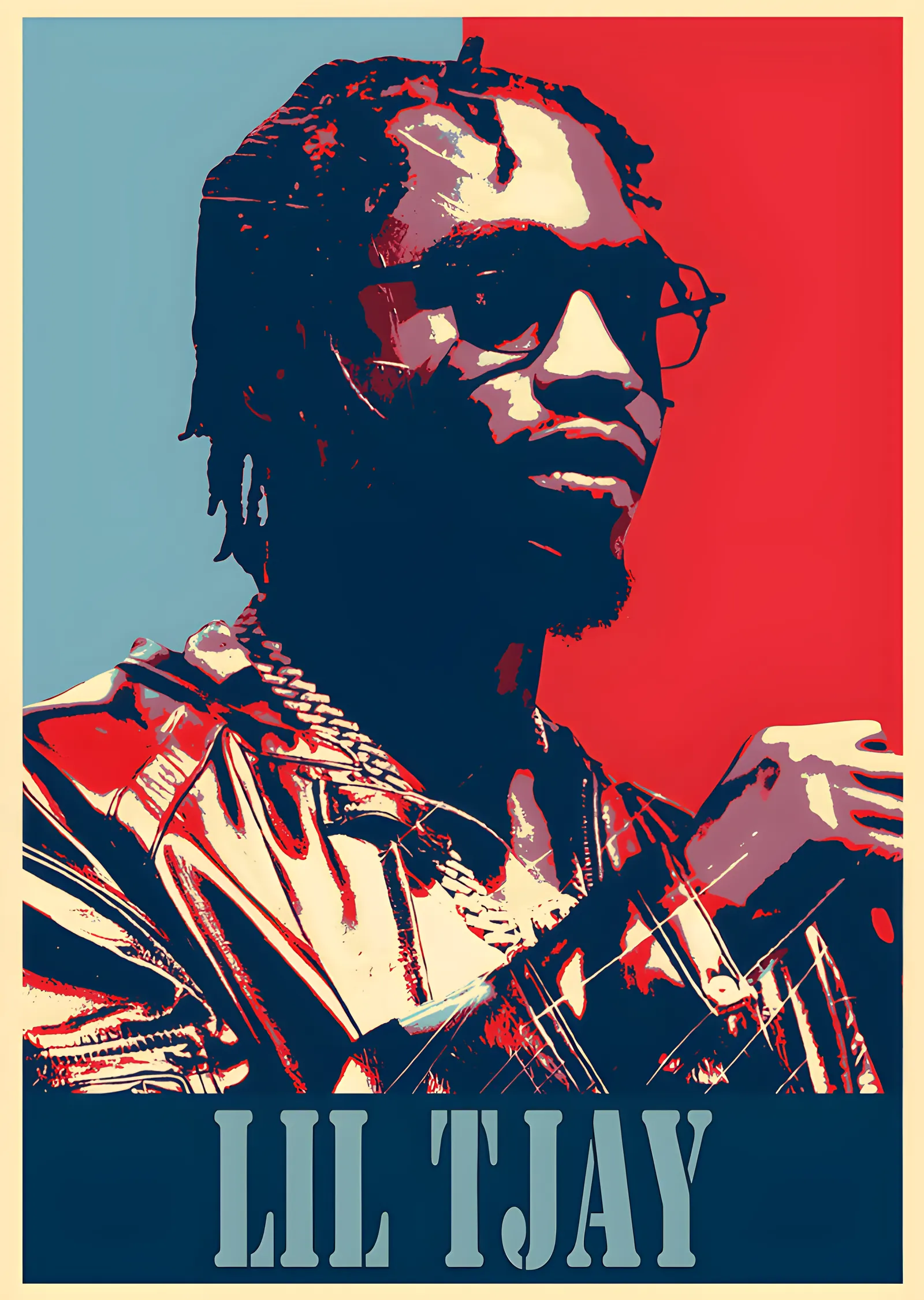 Lil Tjay - Pop Art metal tablo