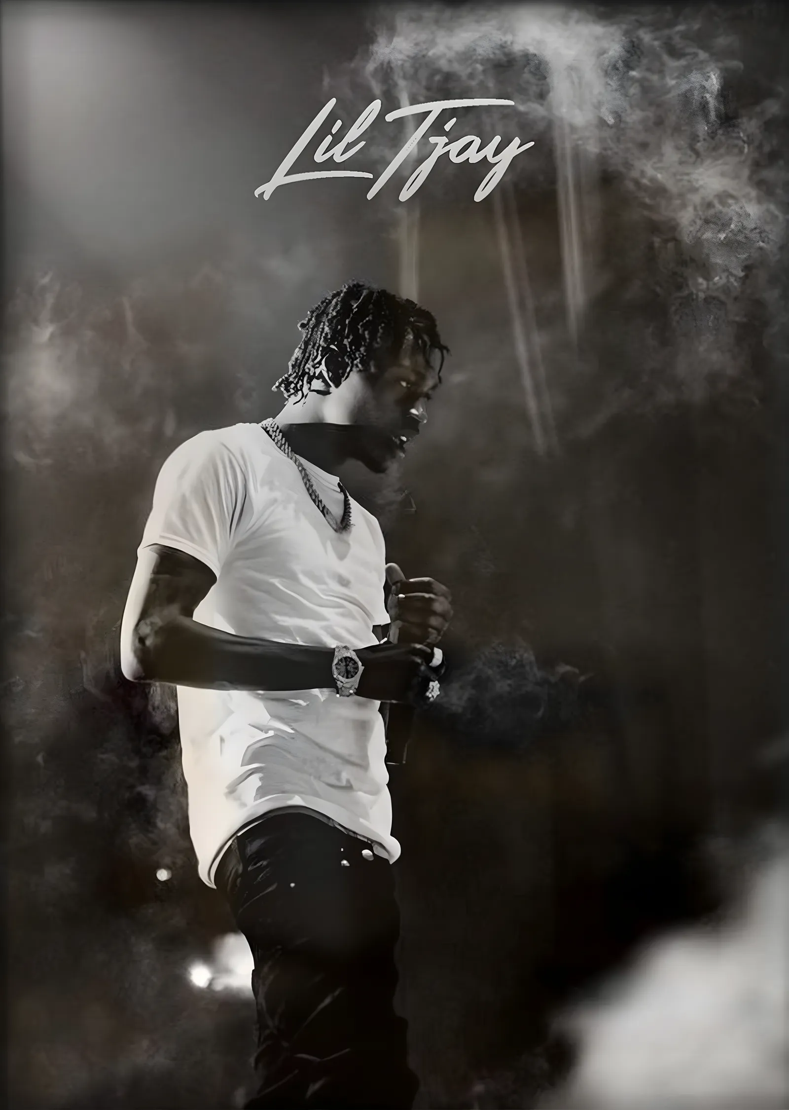 Lil Tjay: Sahne metal tablo