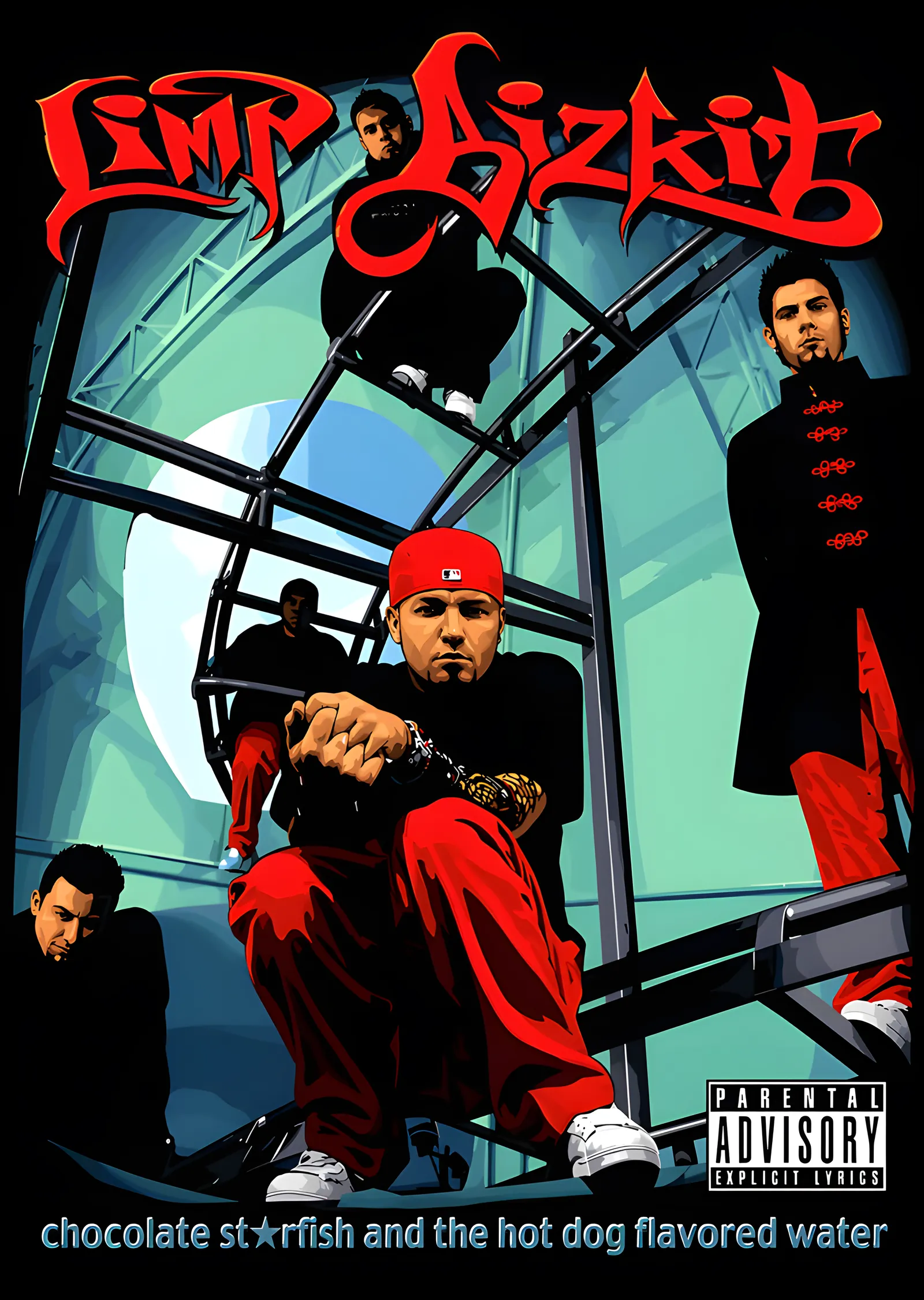 Limp Bizkit: Chocolate Starfish metal tablo