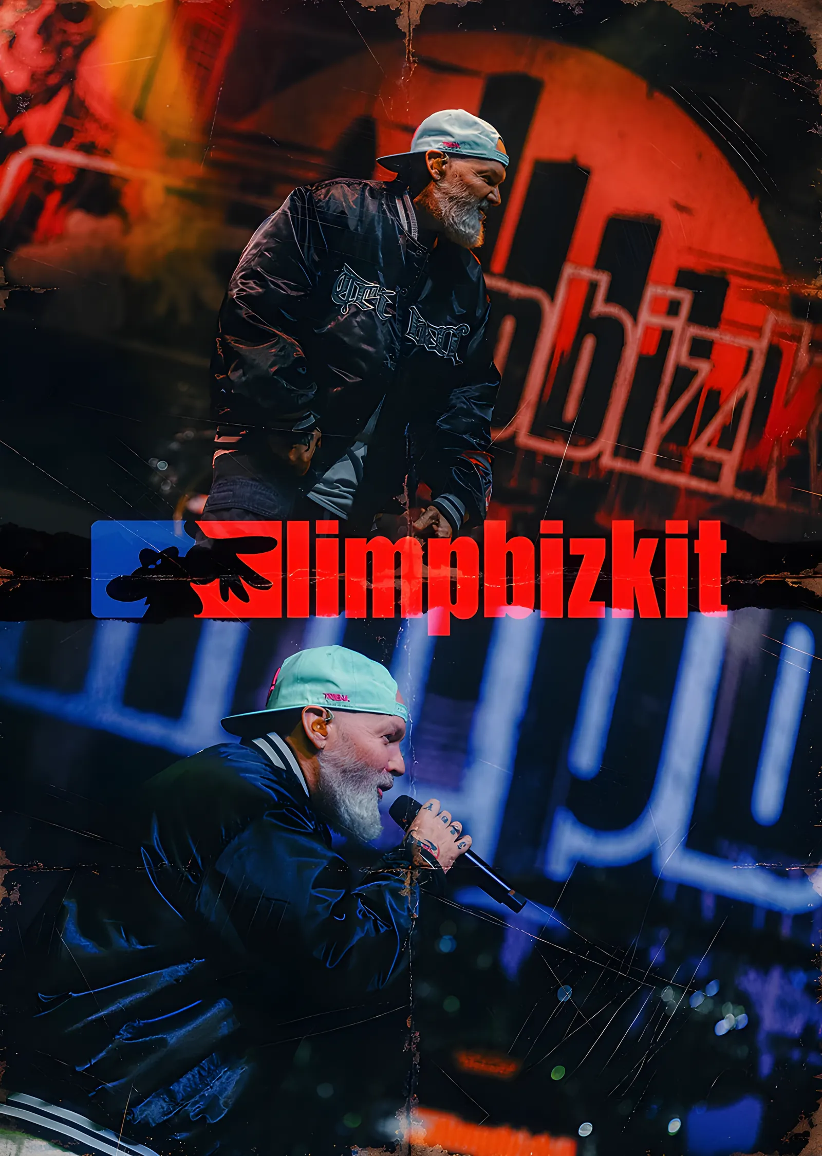 Limp Bizkit: Fred Durst Kolajı metal tablo