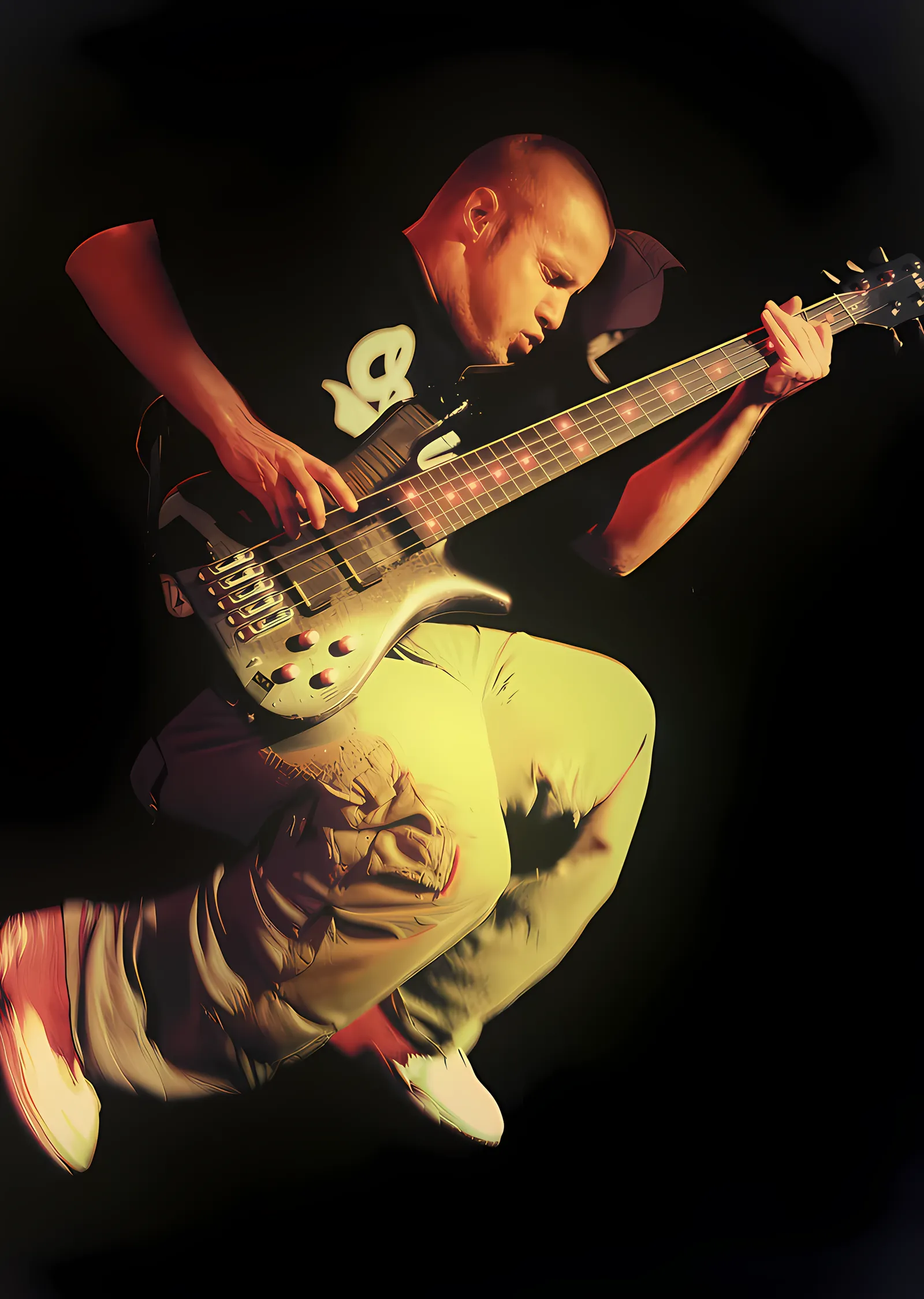 Limp Bizkit: Havada Bas Solosu metal tablo