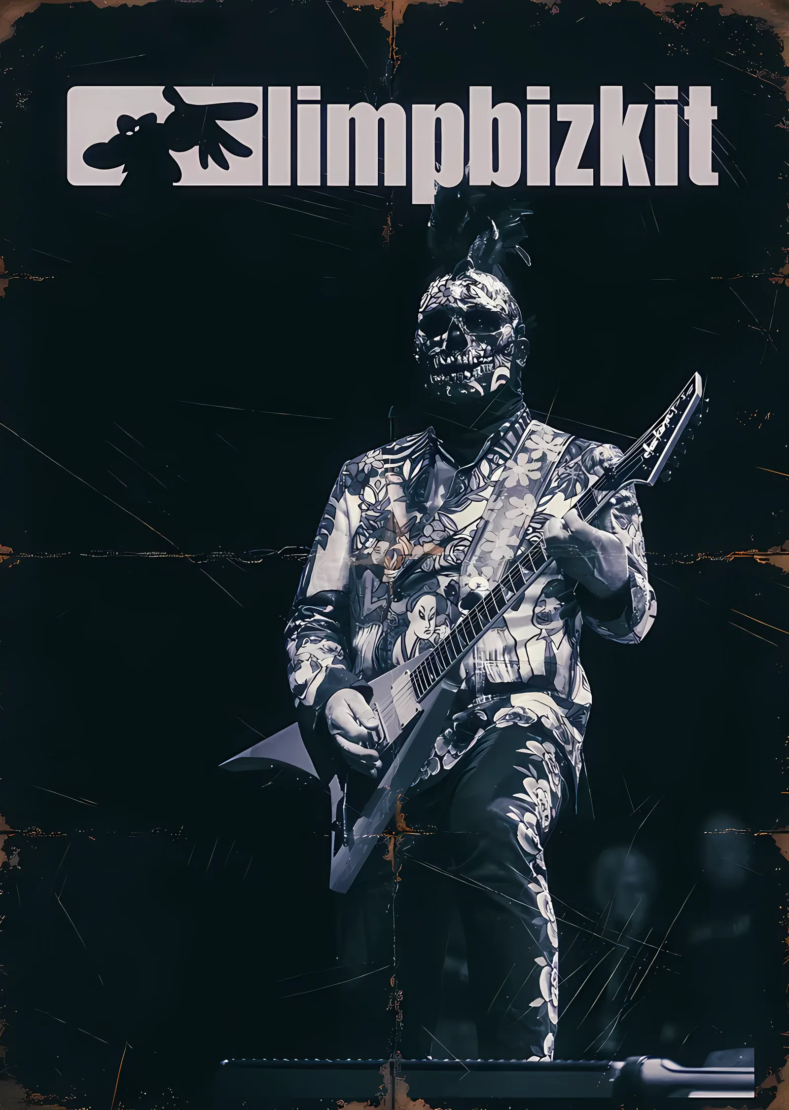 Limp Bizkit: Maskeli Gitarist metal tablo