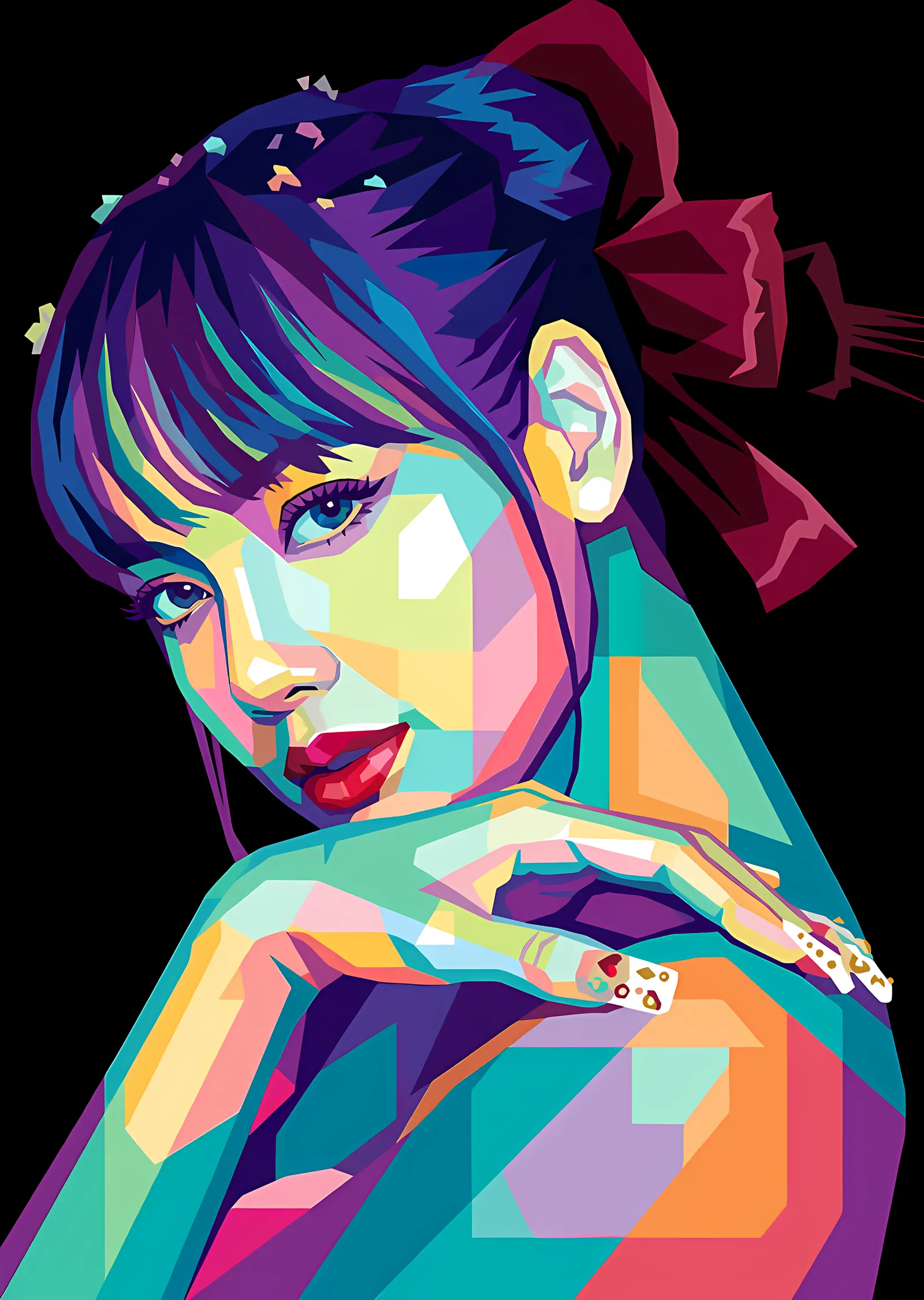 Lisa: Fiyonklu WPAP metal tablo