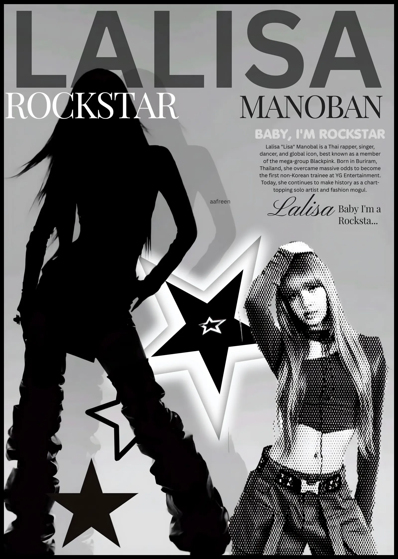 Lisa: Rockstar Dergi Posteri metal tablo