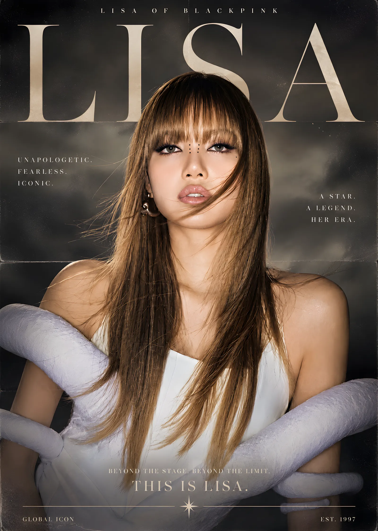 Lisa - This Is Lisa metal tablo